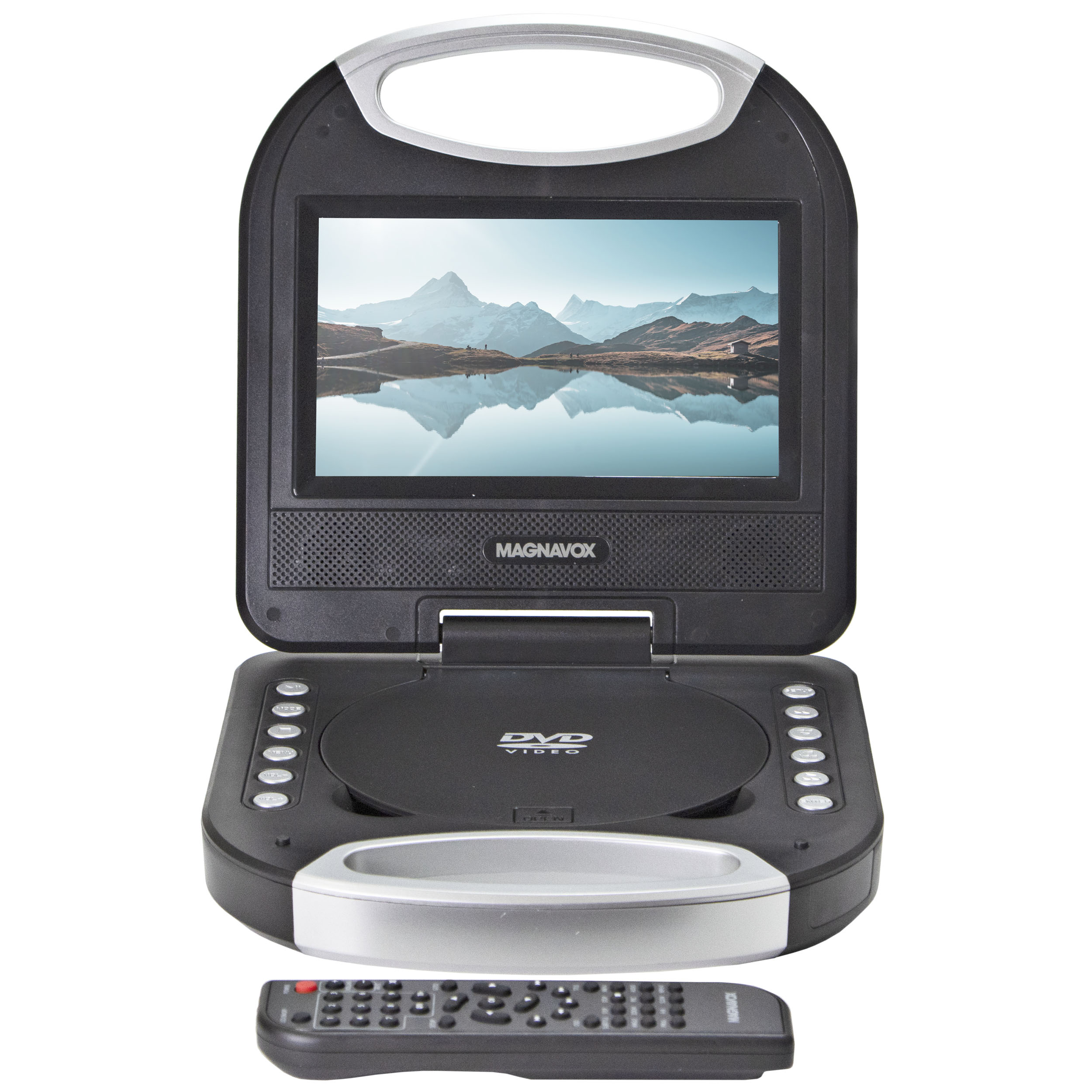 Magnavox MTFT750BK Portable 7 inch DVD/CD Player with Remote in Black