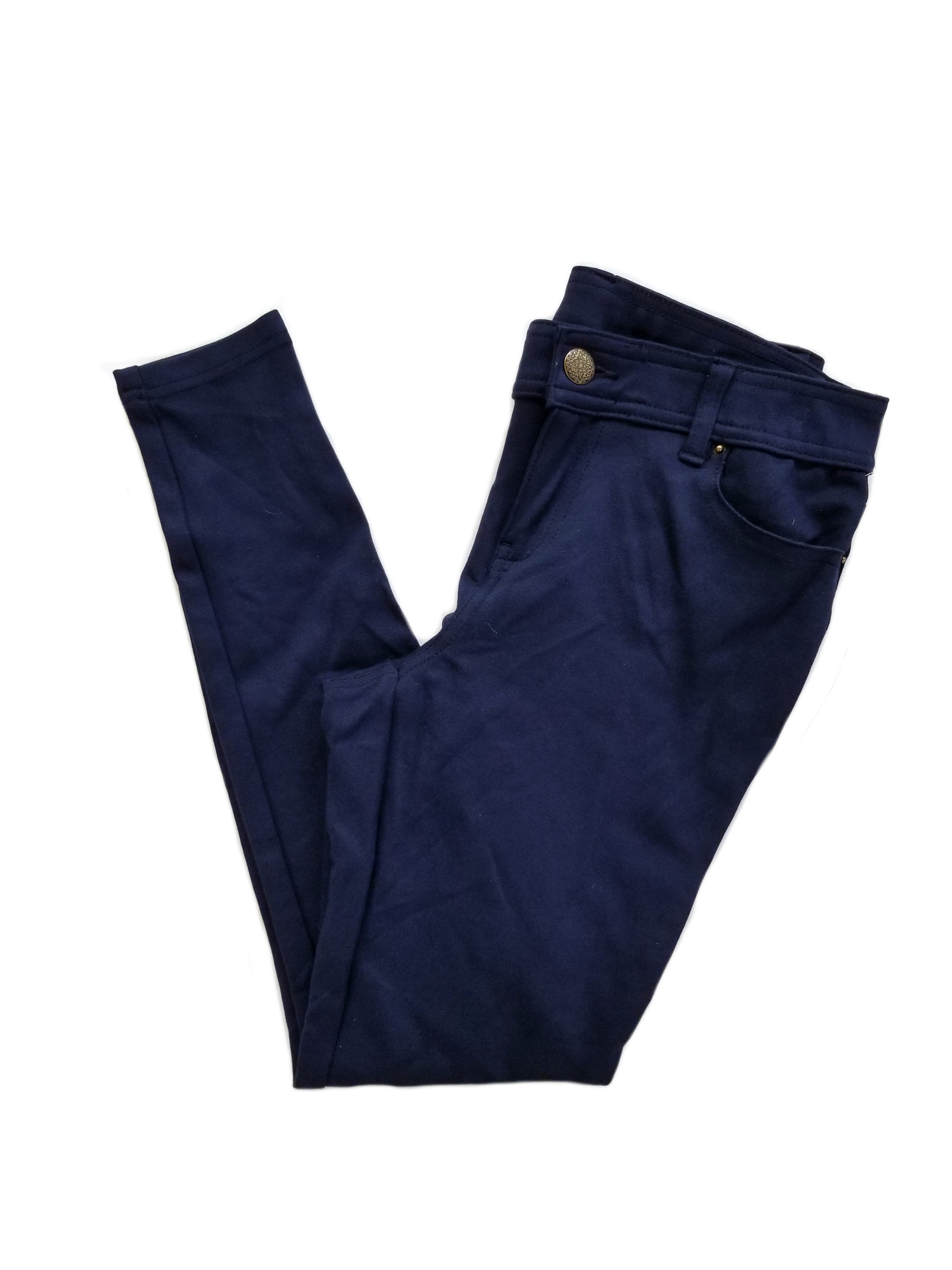 womens navy blue skinny pants