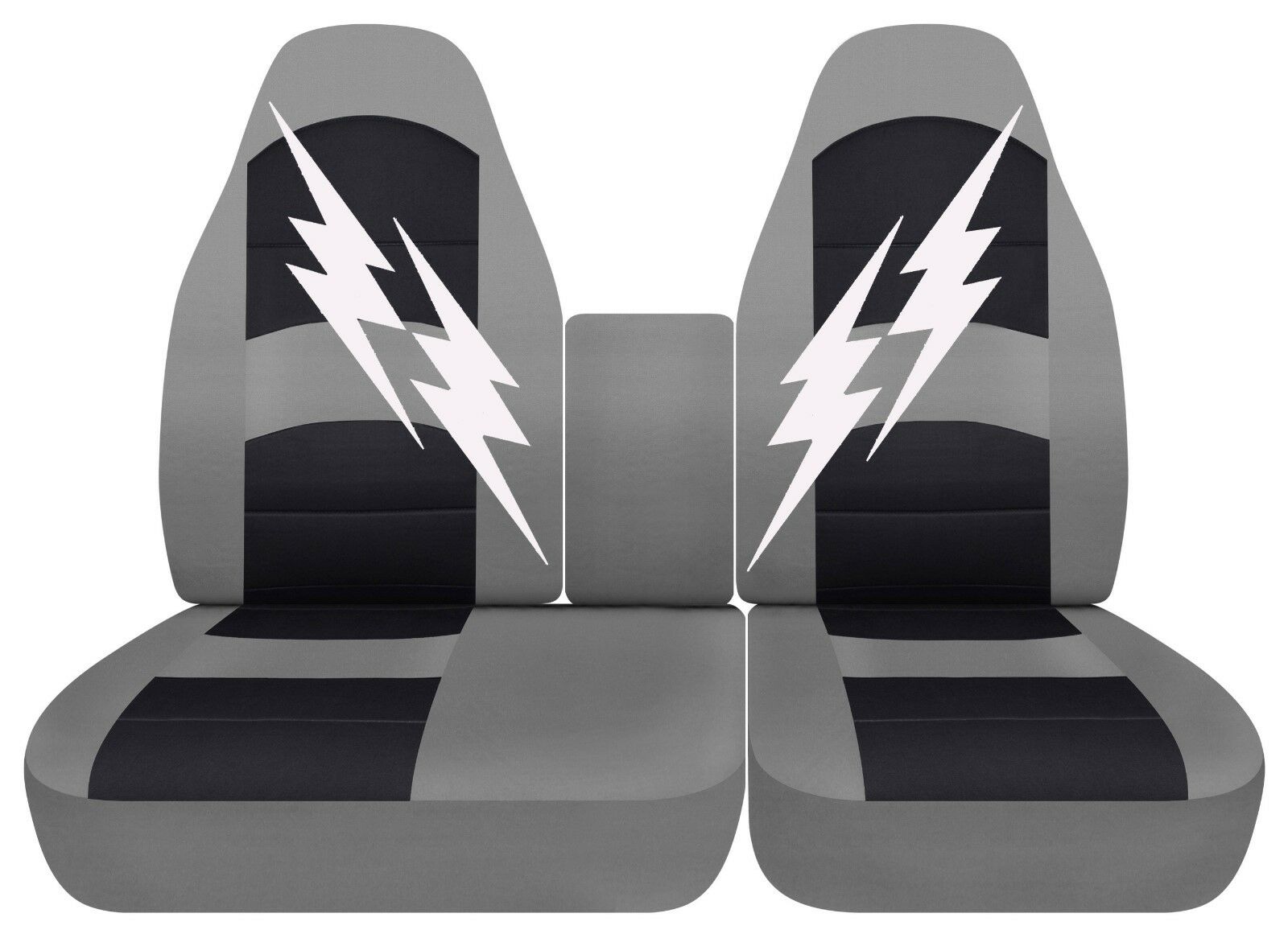 Fundas de diseño 40-60 espalda alta y consola se ajustan a 93-04 F150 Lightning / elige color - Imagen 3 de 11