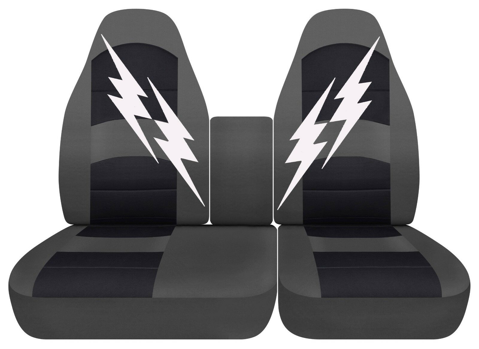 Fundas de diseño 40-60 espalda alta y consola se ajustan a 93-04 F150 Lightning / elige color - Imagen 5 de 11