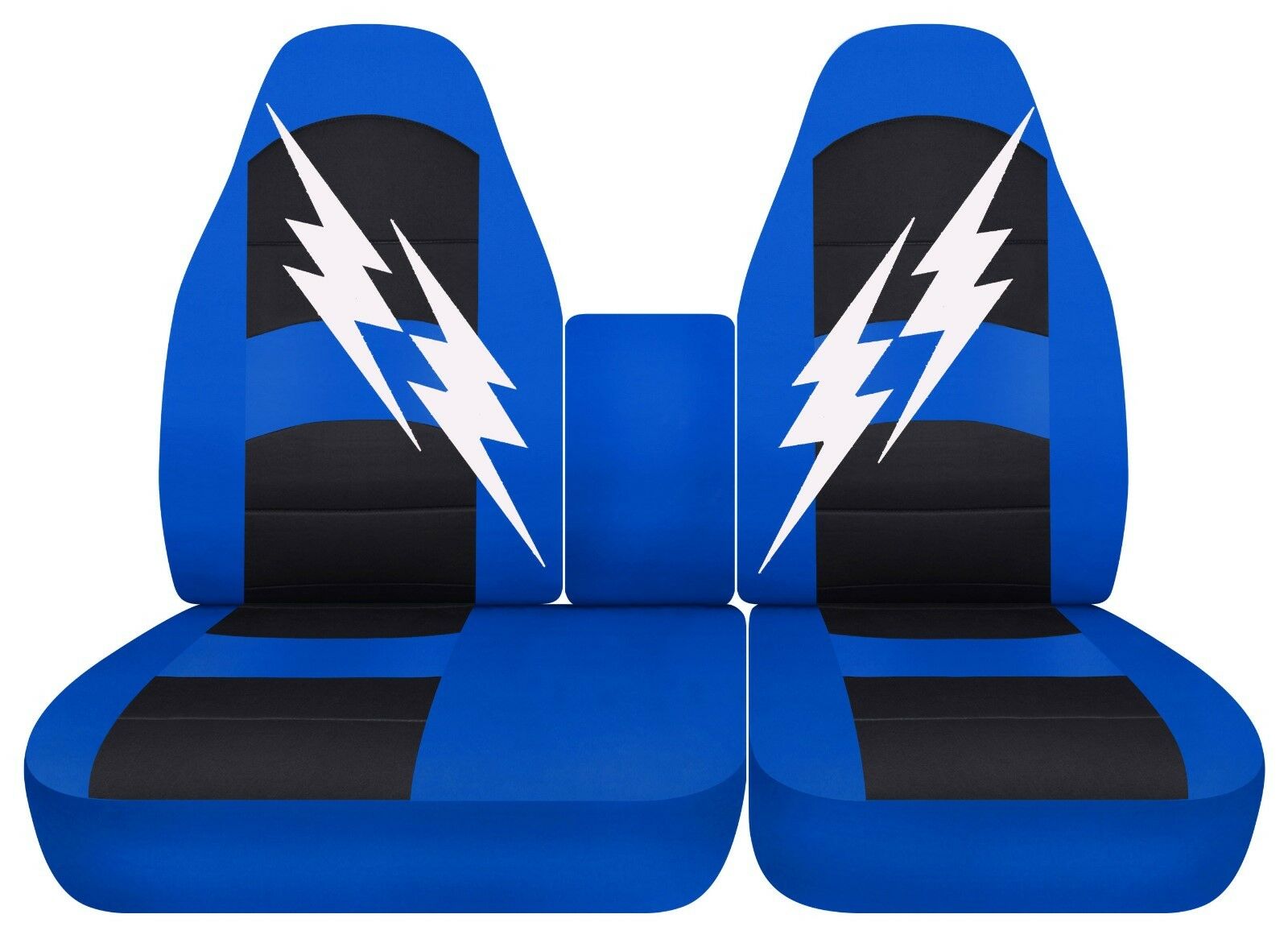 Fundas de diseño 40-60 espalda alta y consola se ajustan a 93-04 F150 Lightning / elige color - Imagen 7 de 11