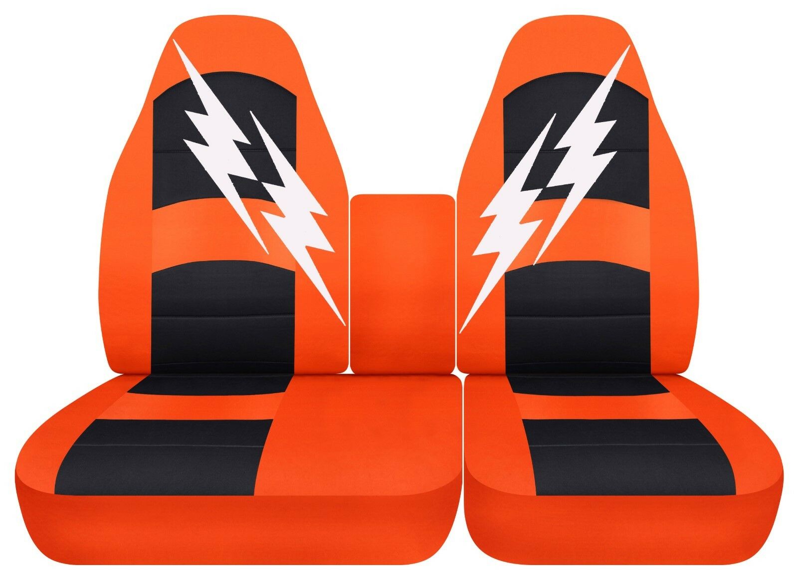 Fundas de diseño 40-60 espalda alta y consola se ajustan a 93-04 F150 Lightning / elige color - Imagen 9 de 11