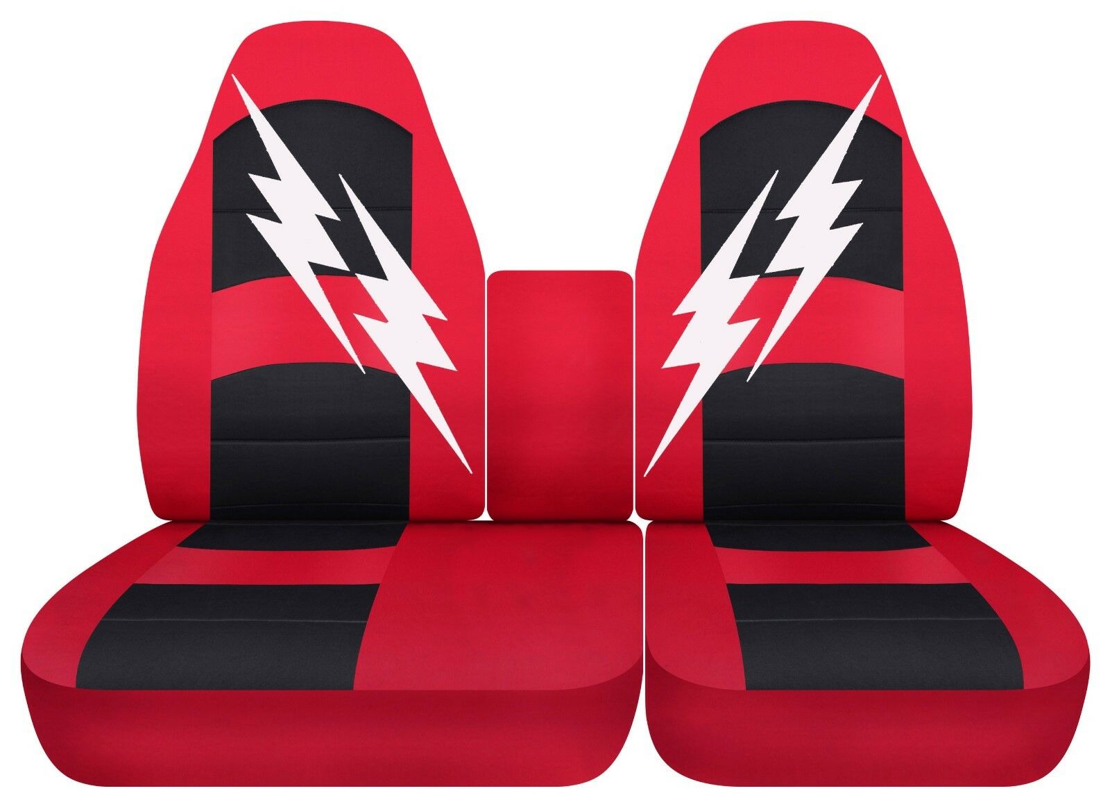 Fundas de diseño 40-60 espalda alta y consola se ajustan a 93-04 F150 Lightning / elige color - Imagen 11 de 11