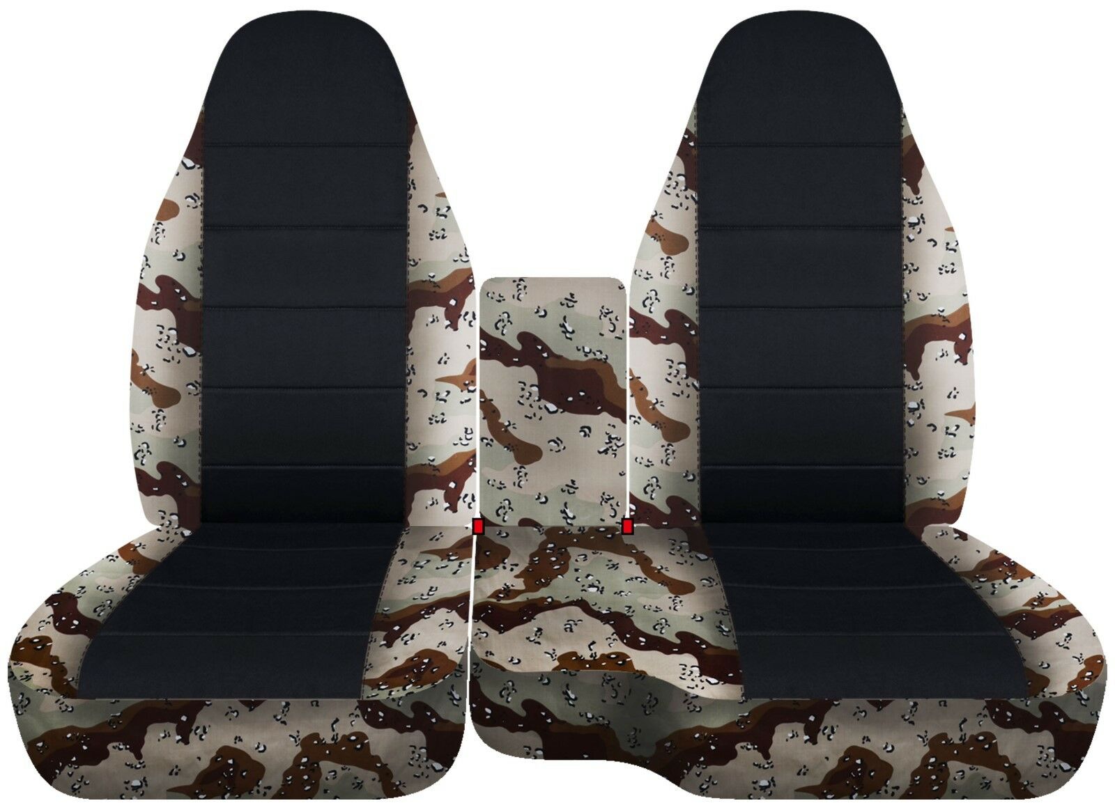 Designcovers For Ford Ranger 60-40 Front Seat Cover 1991-2012 Hawaiian Black - Picture 8 of 24