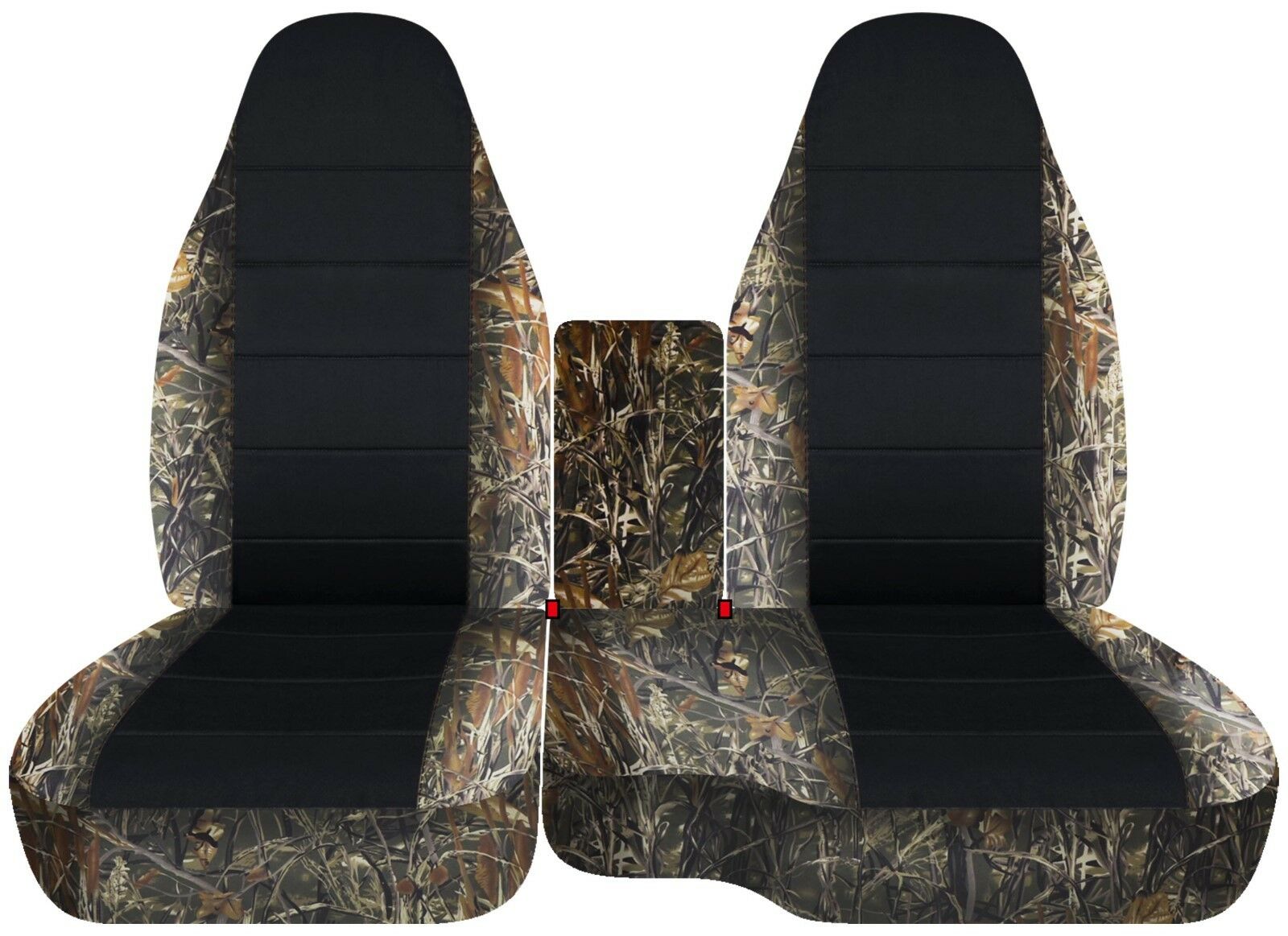 Designcovers For Ford Ranger 60-40 Front Seat Cover 1991-2012 Hawaiian Black - Picture 11 of 24