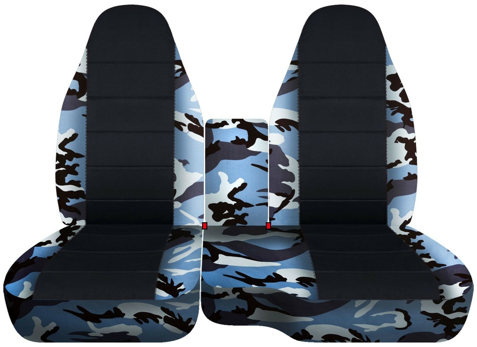 Designcovers For Ford Ranger 60-40 Front Seat Cover 1991-2012 Hawaiian Black - Picture 16 of 24
