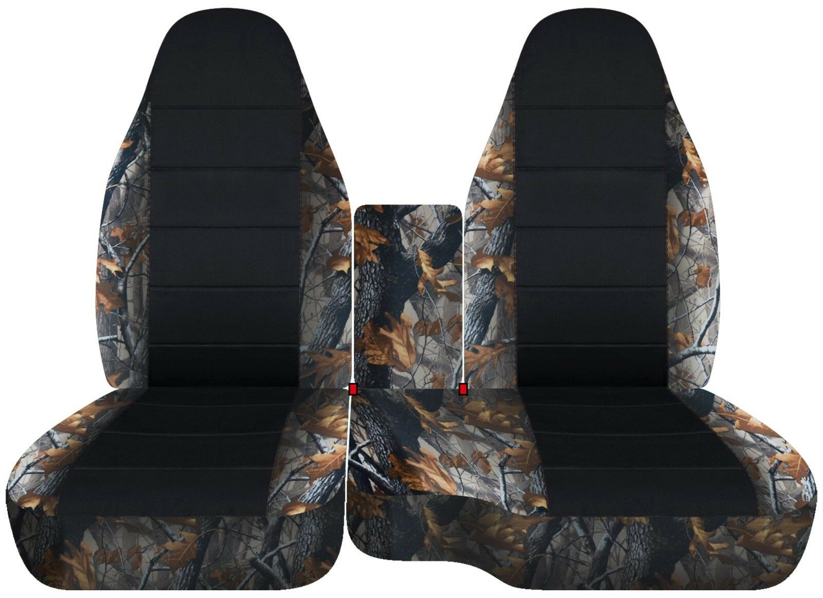 Designcovers For Ford Ranger 60-40 Front Seat Cover 1991-2012 Hawaiian Black - Picture 21 of 24