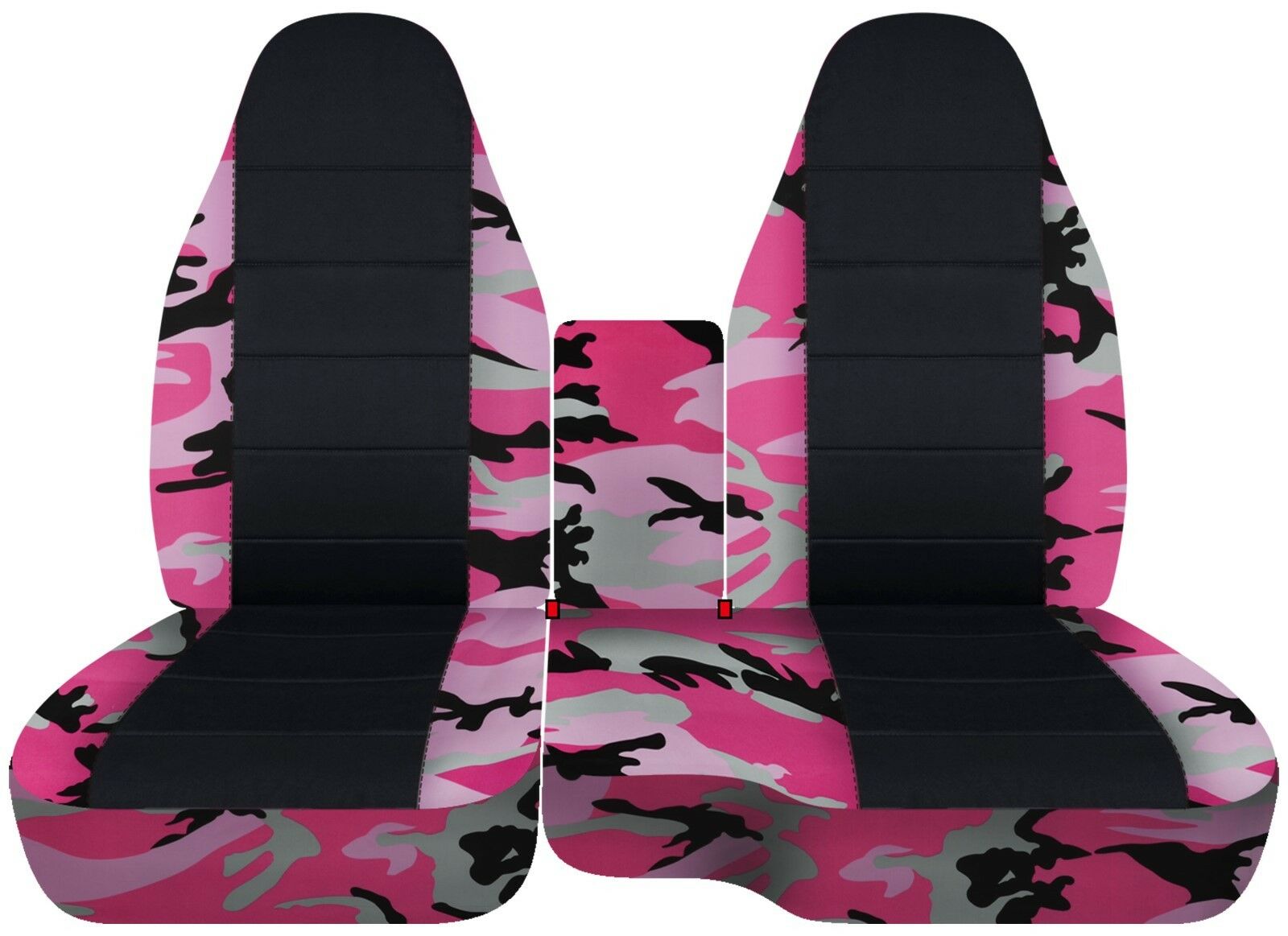 Designcovers For Ford Ranger 60-40 Front Seat Cover 1991-2012 Hawaiian Black - Picture 22 of 24