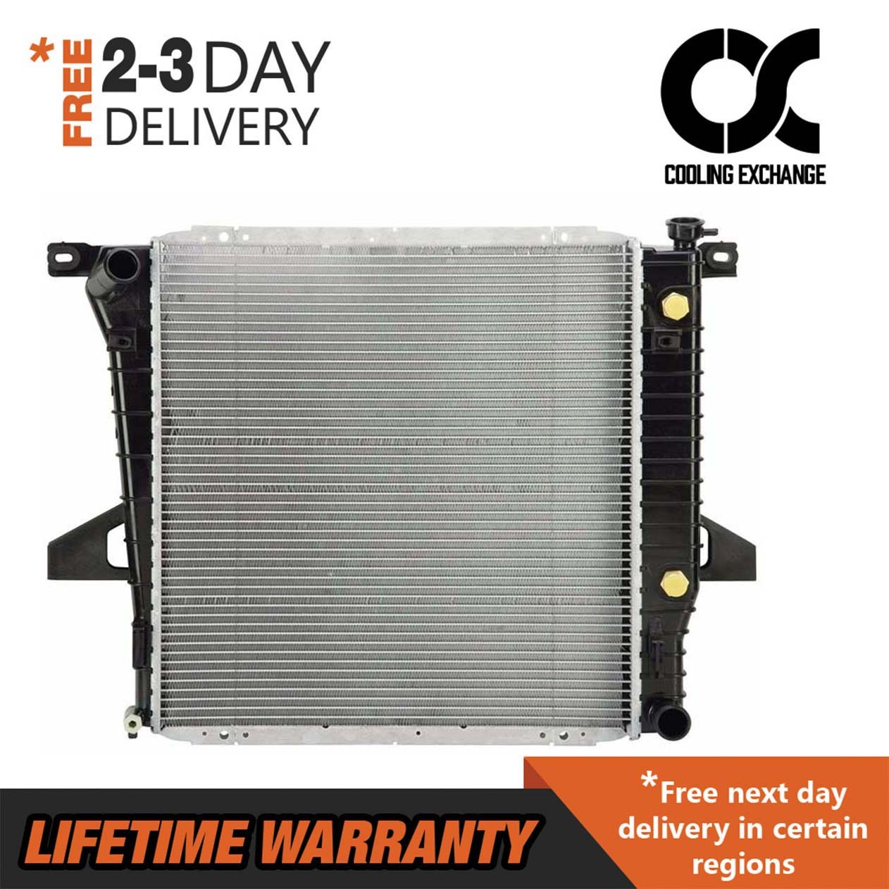 RADIATOR FOR 1998 1999 2000 2001 FORD RANGER MAZDA B2500 PICKUP 2.5 L4 ONLY