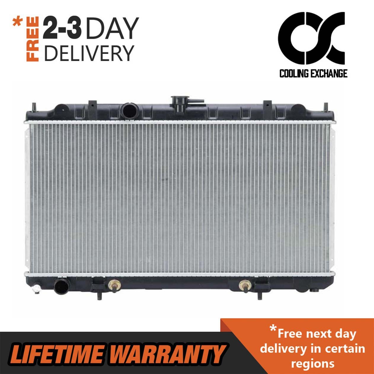 Aluminum Radiator For 2002-2006 Nissan Sentra SE-R 2.5L l4 2003 2004 2005