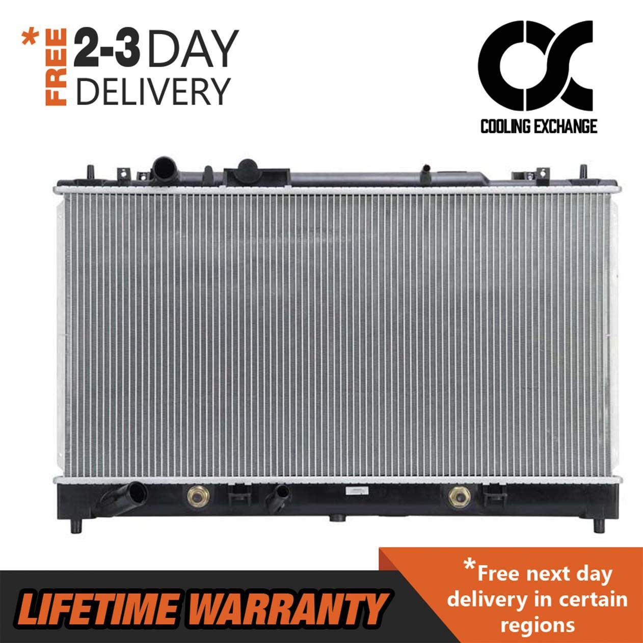 1 Thick Lifetime Warranty/" 2672 New Radiator For Mazda 6 2003-2008 3.0 V6