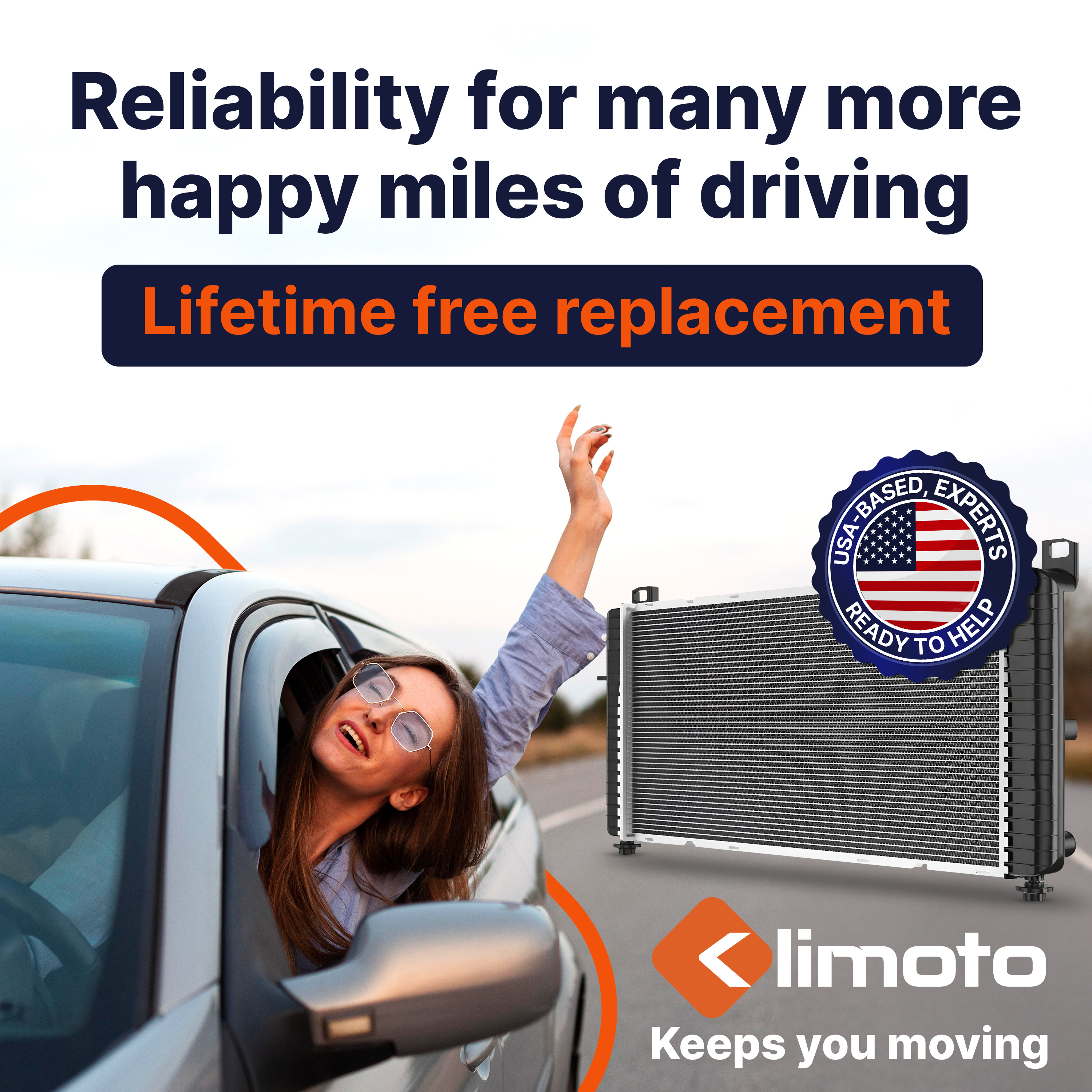 Klimoto Radiator fits Mazda 626 1993-2002 MX-6 1992-1997 2.0L 2.2L L4 - Picture 8 of 8