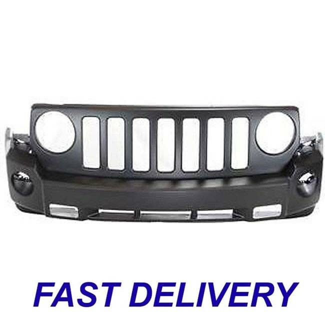 New Front Bumper Cover With Tow Hooks Fits 20082010 Jeep Patriot