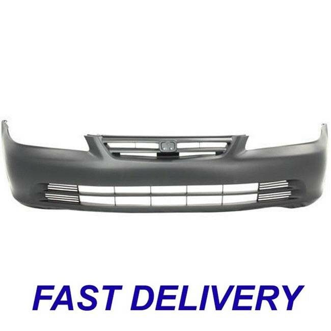 New Front Bumper Cover Primed Fits 2001-2002 Honda Accord Sedan Model HO1000196