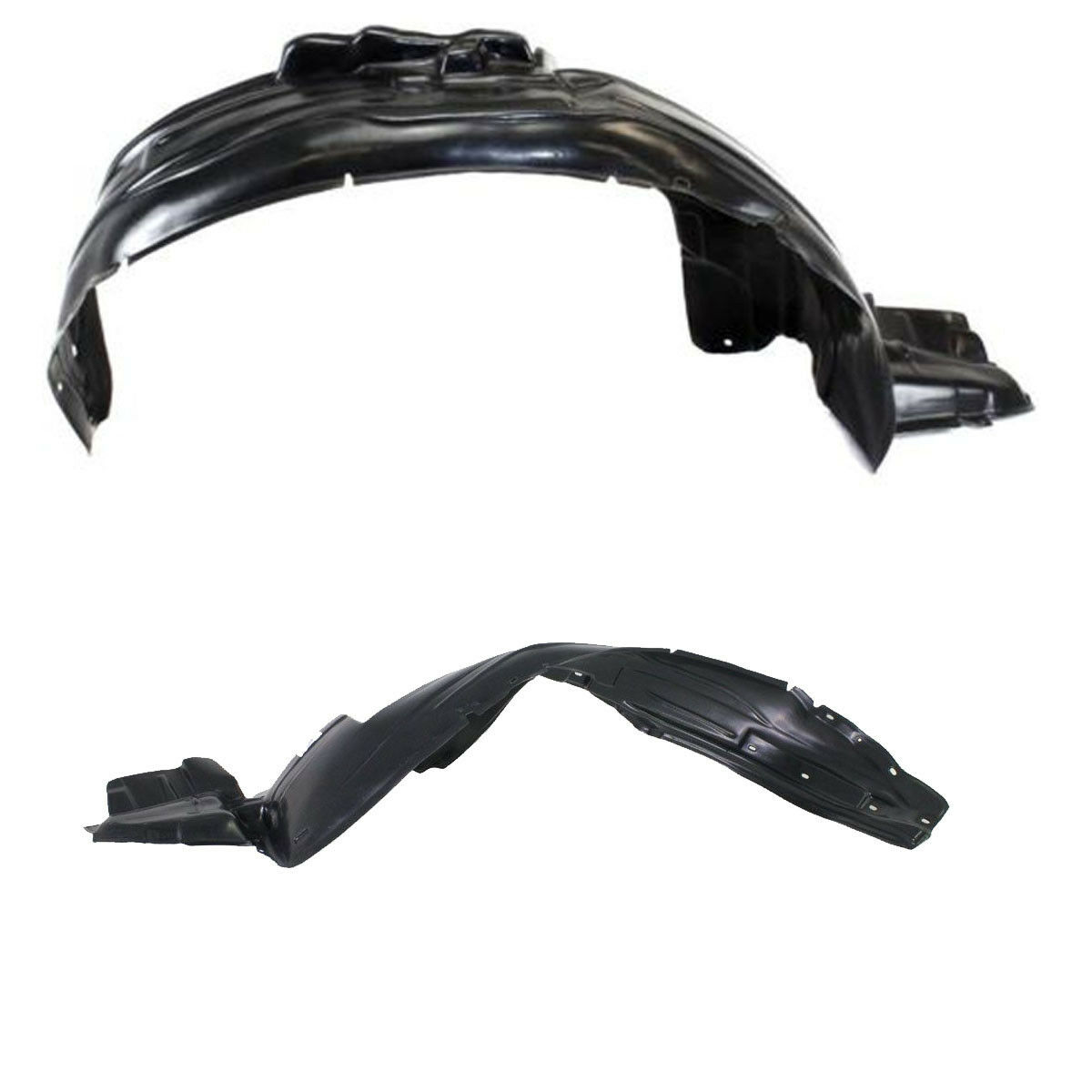 New Set of 2 Front Inner Fender Splash Shield Liner LH & RH Side Fits