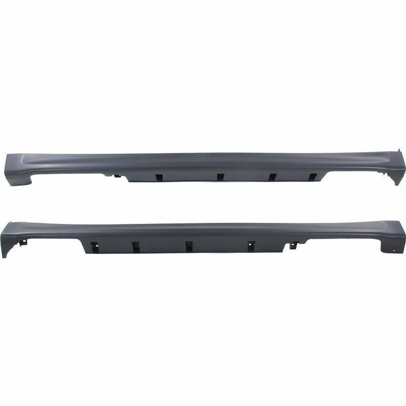 New Set Of 2 LH & RH Side Primed Rocker Panel Molding Fits Nissan