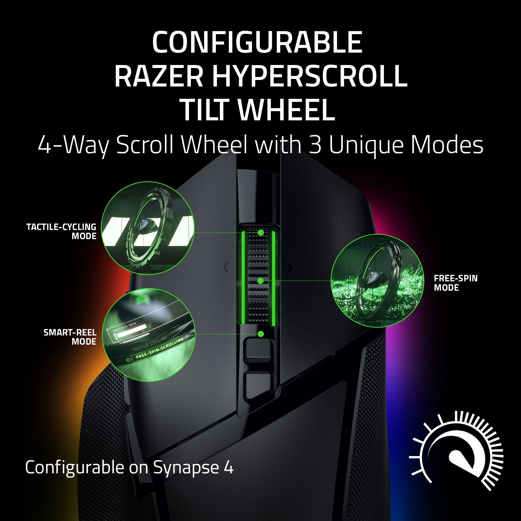 Razer Basilisk V3 Pro 35K kabellose ergonomische RGB Gaming Maus schwarz - Bild 2 von 8