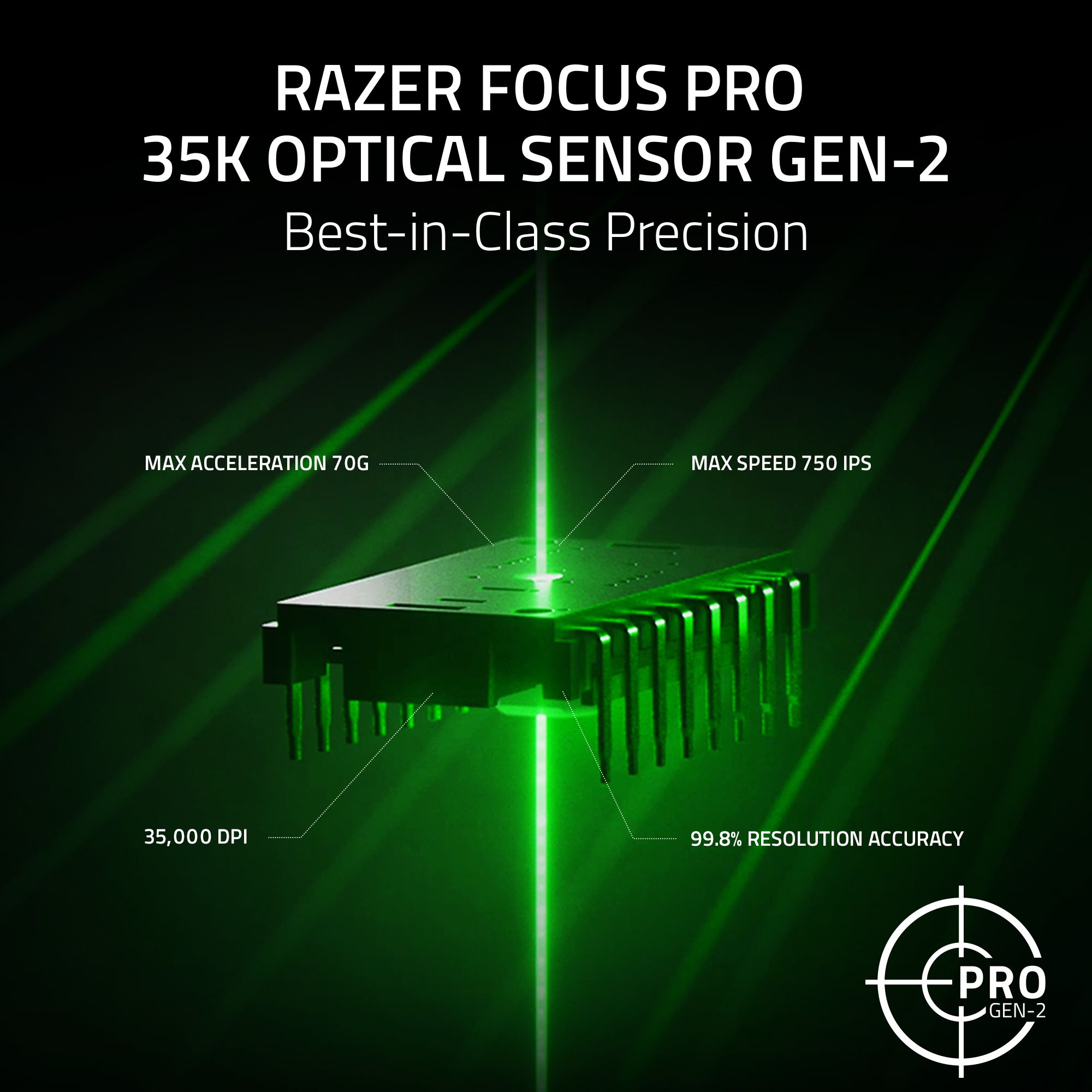 Razer Basilisk V3 Pro 35K kabellose ergonomische RGB Gaming Maus schwarz - Bild 3 von 8