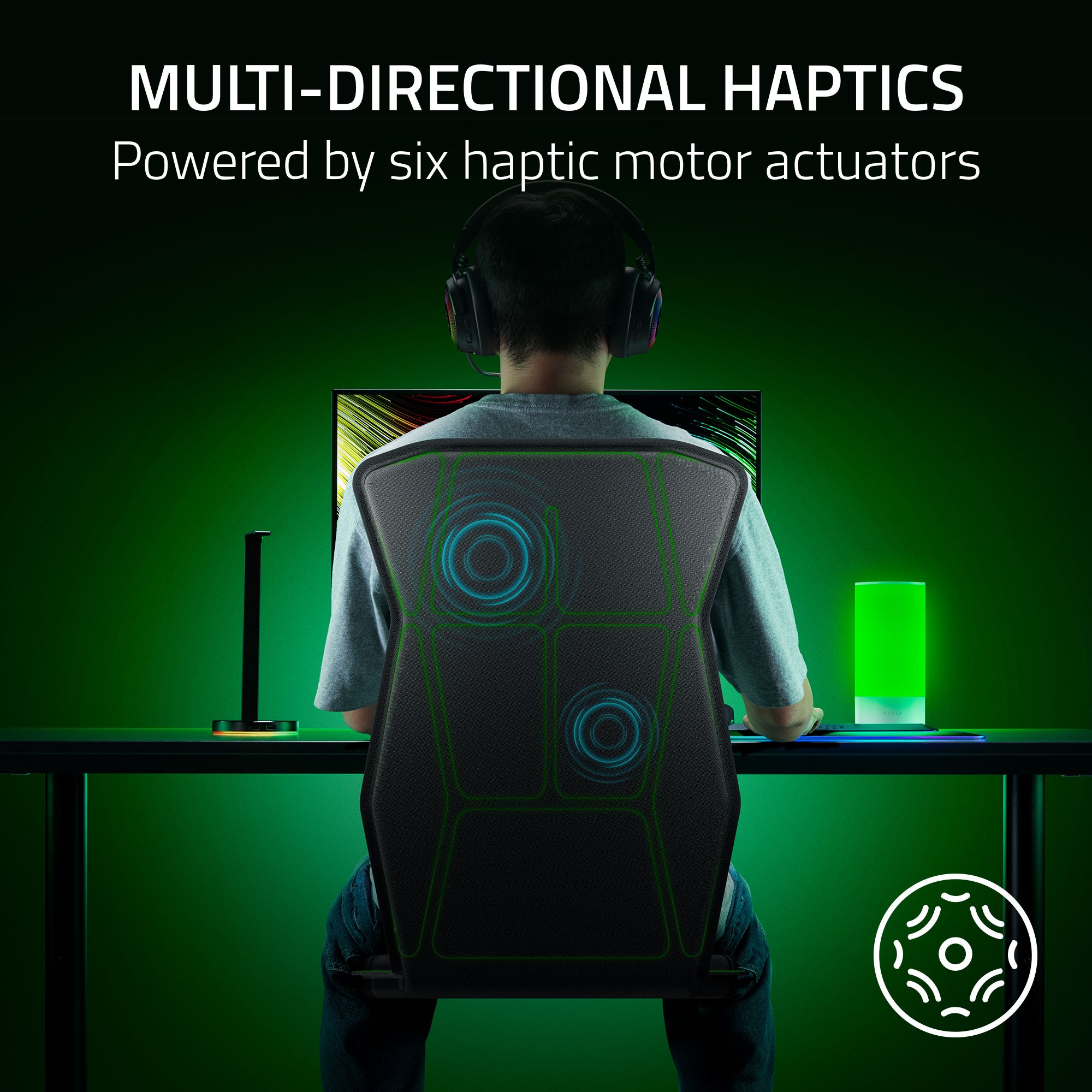 Razer Freyja - HD Haptic Gaming Cushion | eBay