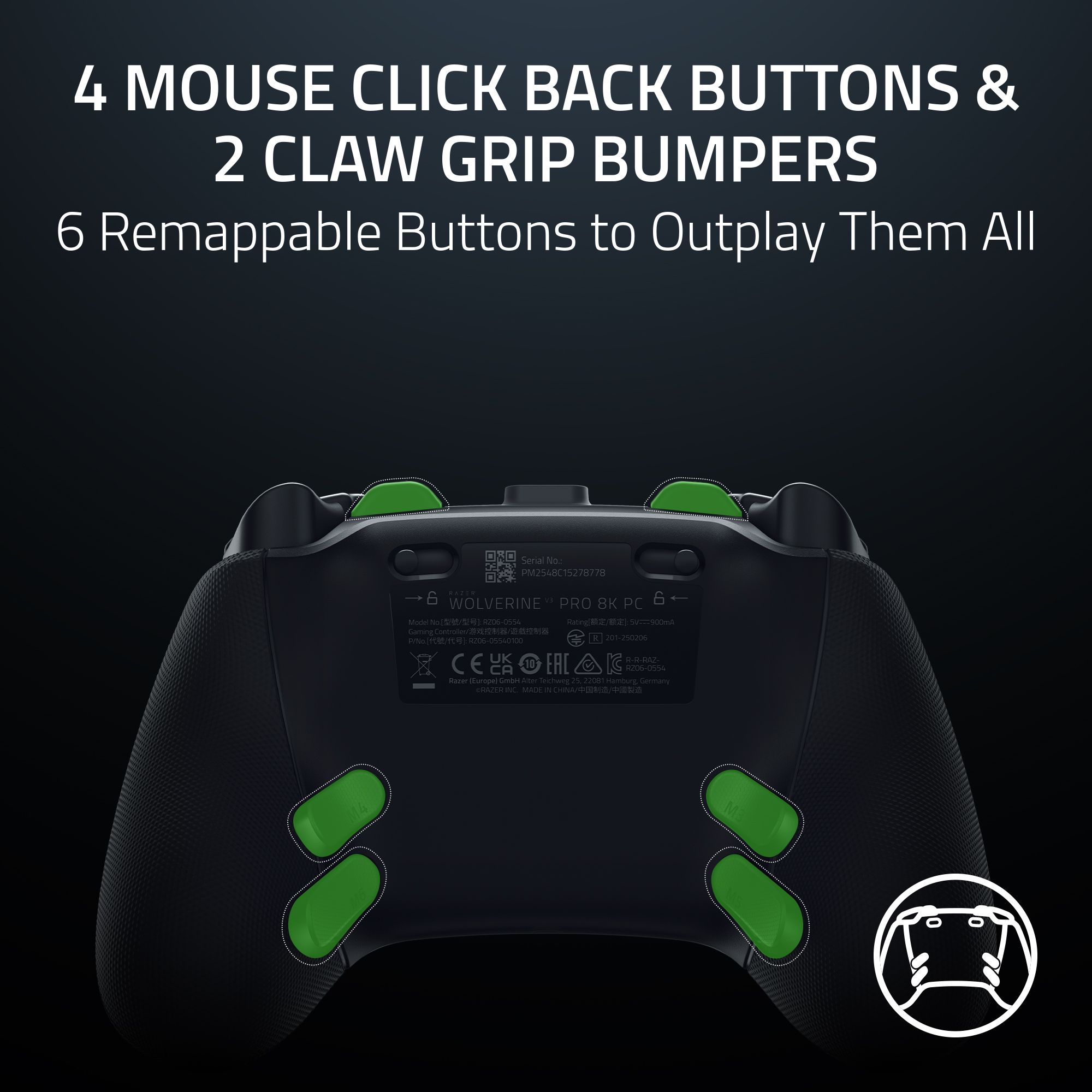 Razer Wolverine V3 Pro 8K PC Wireless Esports Controller for PC | eBay