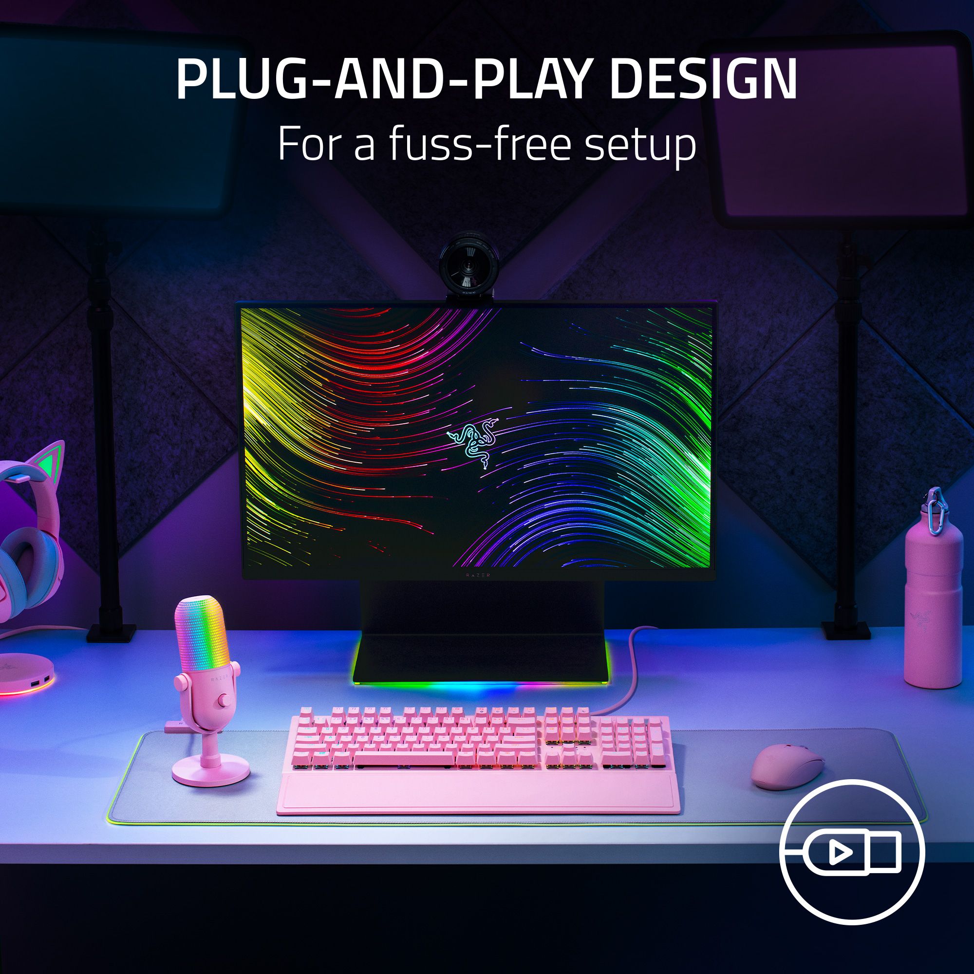 Razer Seiren V3 Chroma - Mikrofon USB RGB z Tap-to-Mute - Zdjęcie 15 z 24