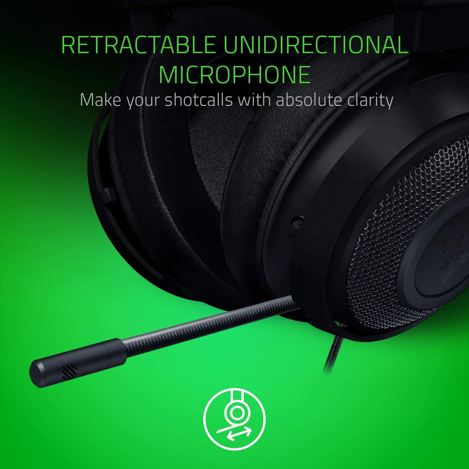 Razer Kraken Competitive Gaming Headset With Noise Cancelling Mic | eBay