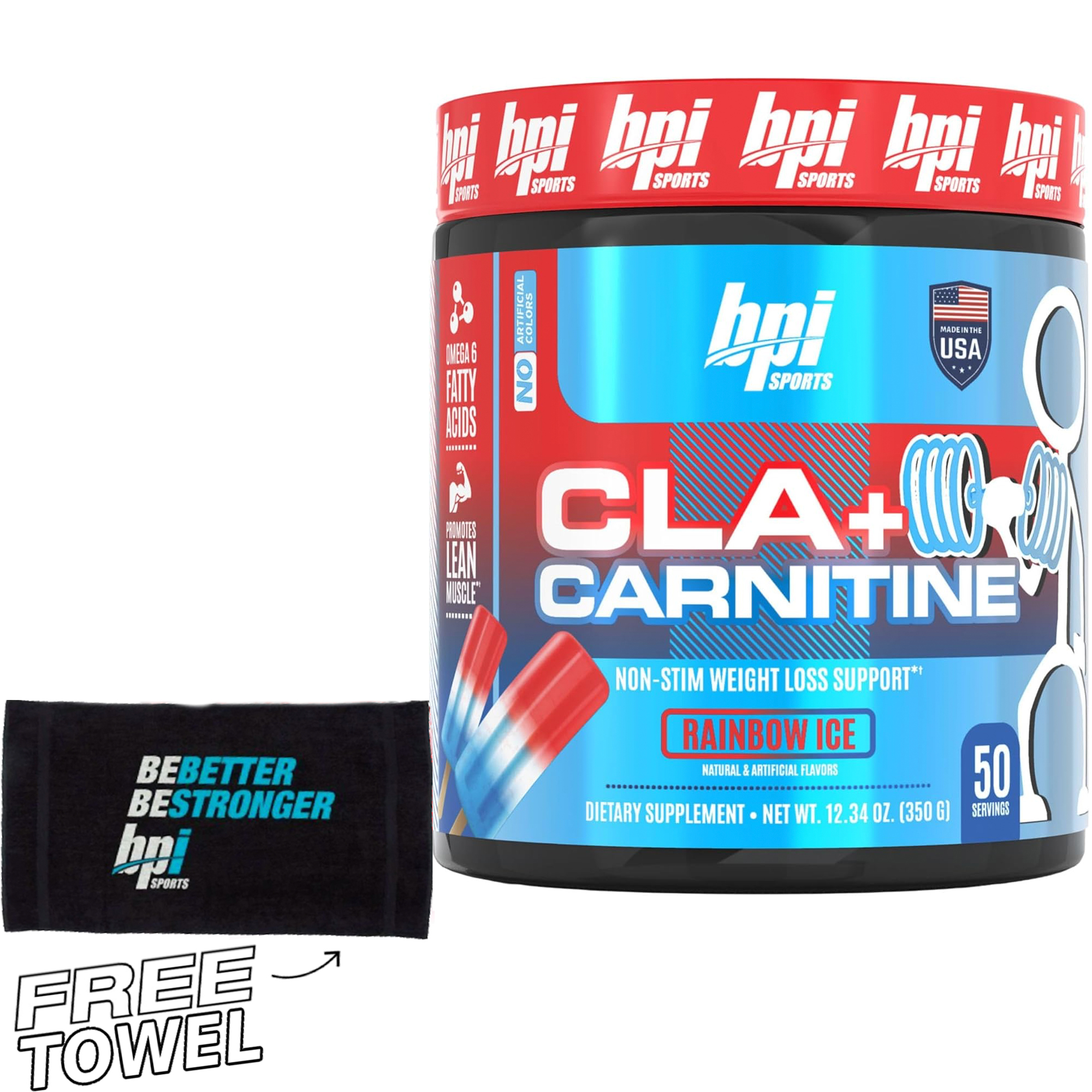 bpi cla l carnitine shredded Sports + Non-Stim Weight Loss & Lean Muscle Formula 50 Serving Simple. Consistent. Easy to stick