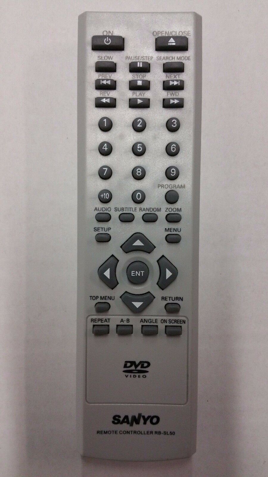 Original Sanyo RBSL50 / RBSL50 DVD Remote Control for DVDSL22 DVD