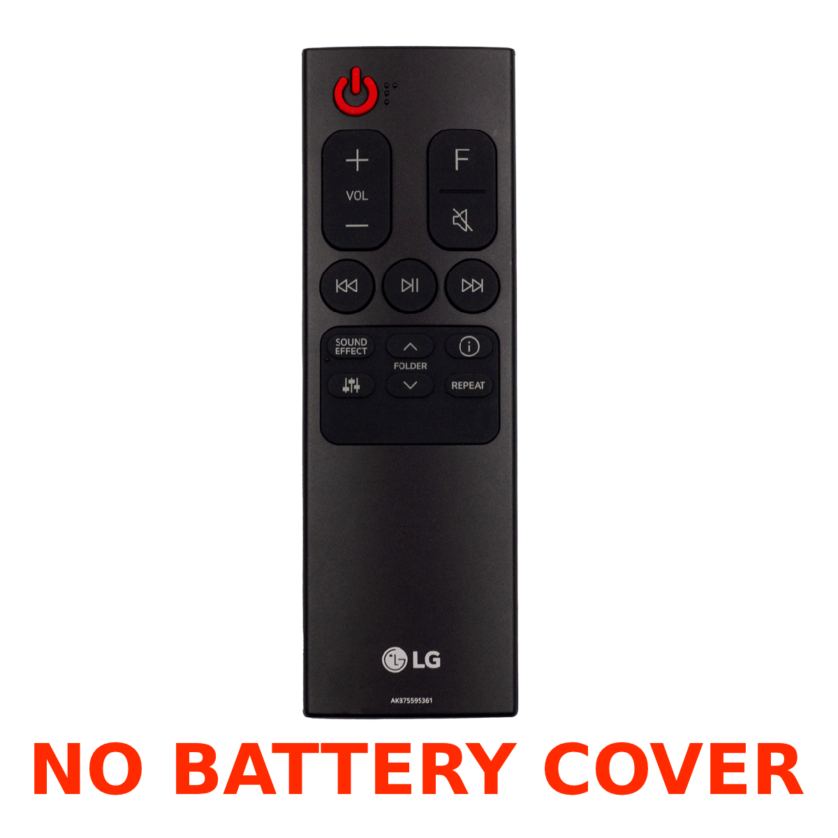 No Cover Original LG AKB75595361 Sound Bar System Remote Control SL5Y SL6Y SN6Y