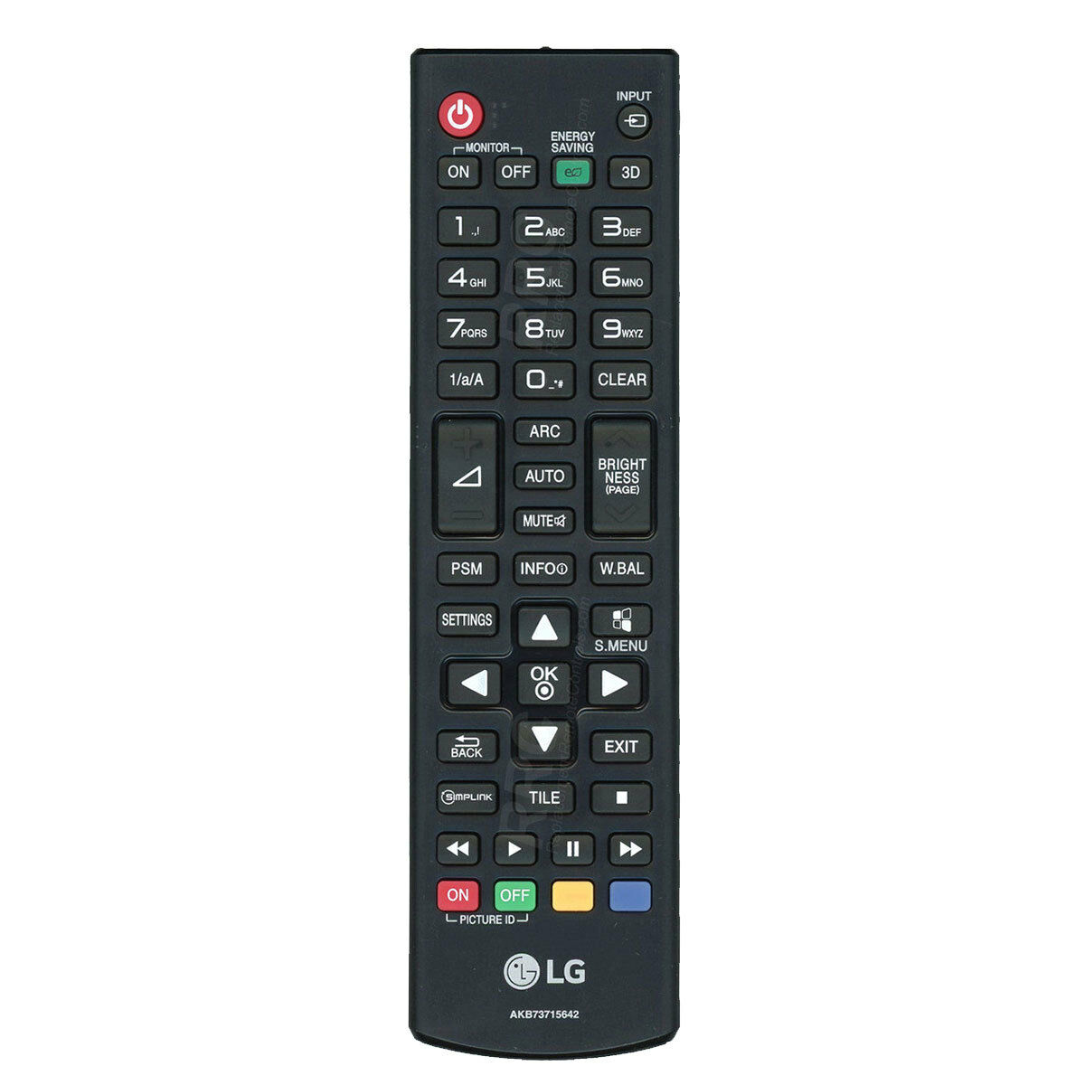 ORIGINAL LG AKB73715642 TV Remote Control For Smart 3D Lg TV Simplink