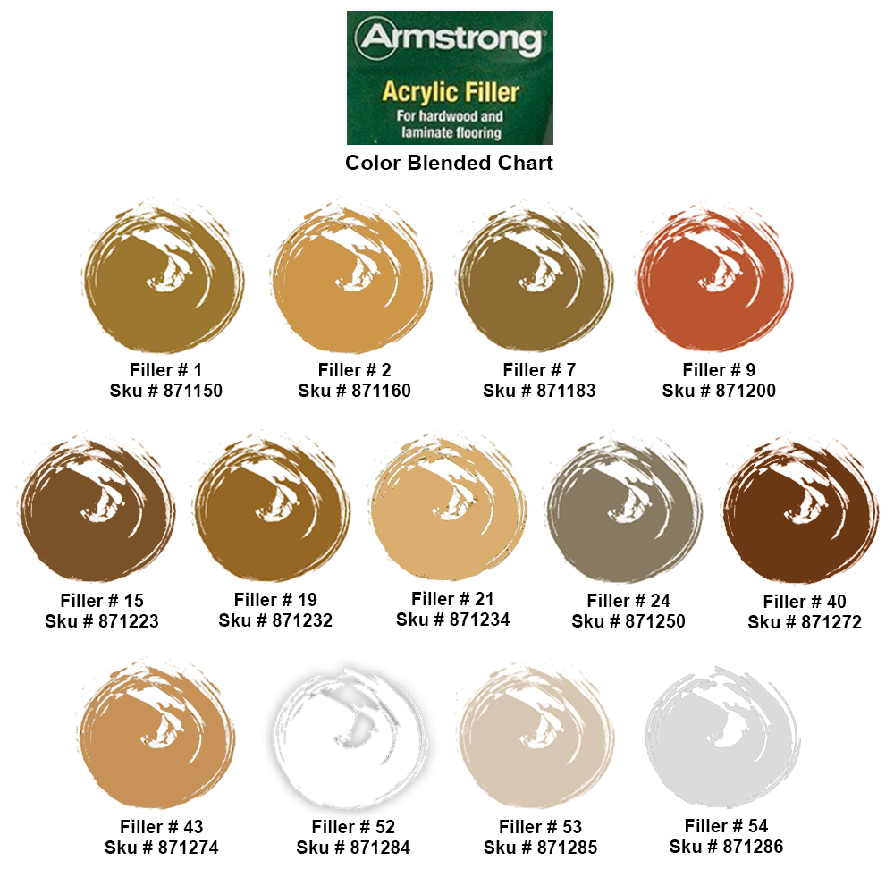 Armstrong Acrylic Filler for Hardwood & Laminate Flooring Color Blend 3
