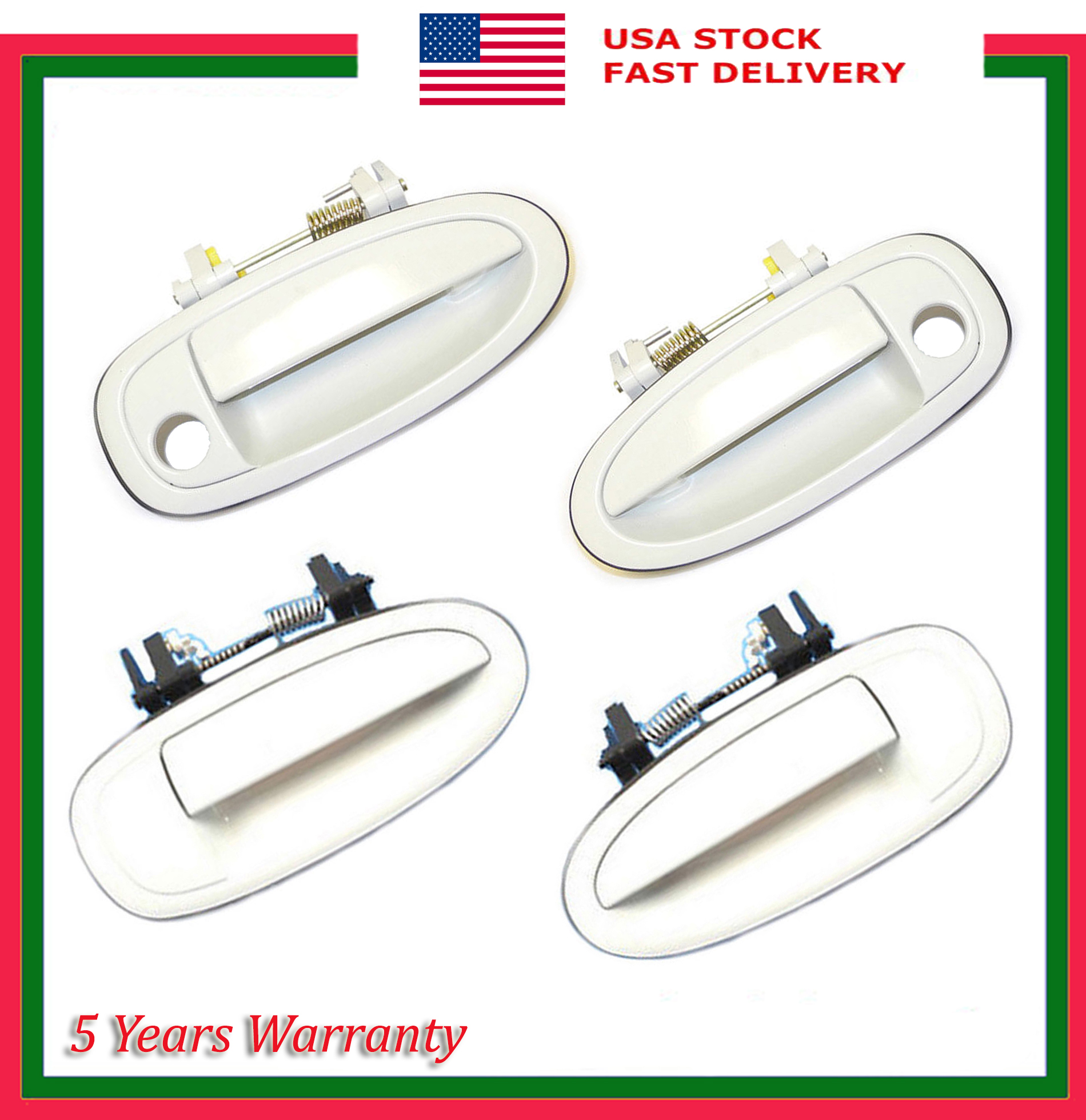 Set of 4PCS Outside Door Handle For Toyota Avalon 040 Super White II