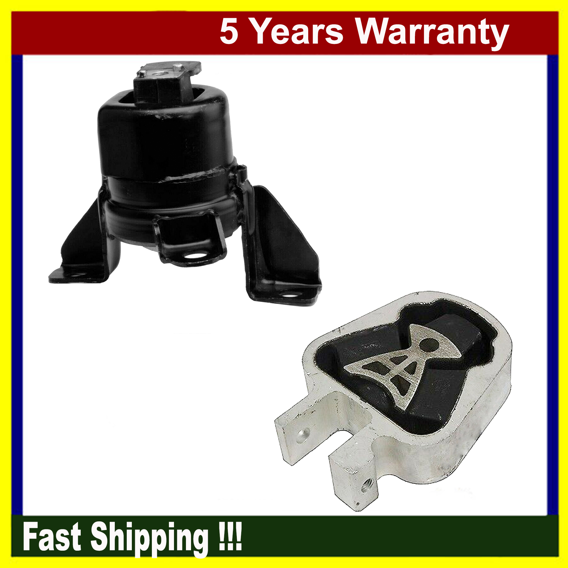Engine Motor Mount Set For Ford Fusion 20132017 2.5L Front & Torque