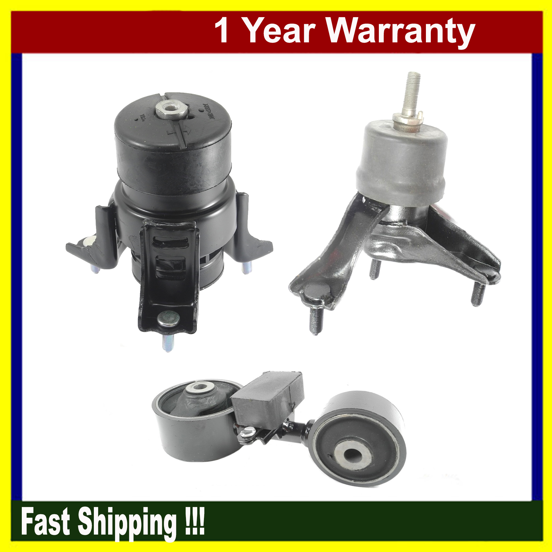 Engine Motor /& Trans Mount For 07-09 Toyota Camry 2.4L 4269 4274 4288 4295 62009