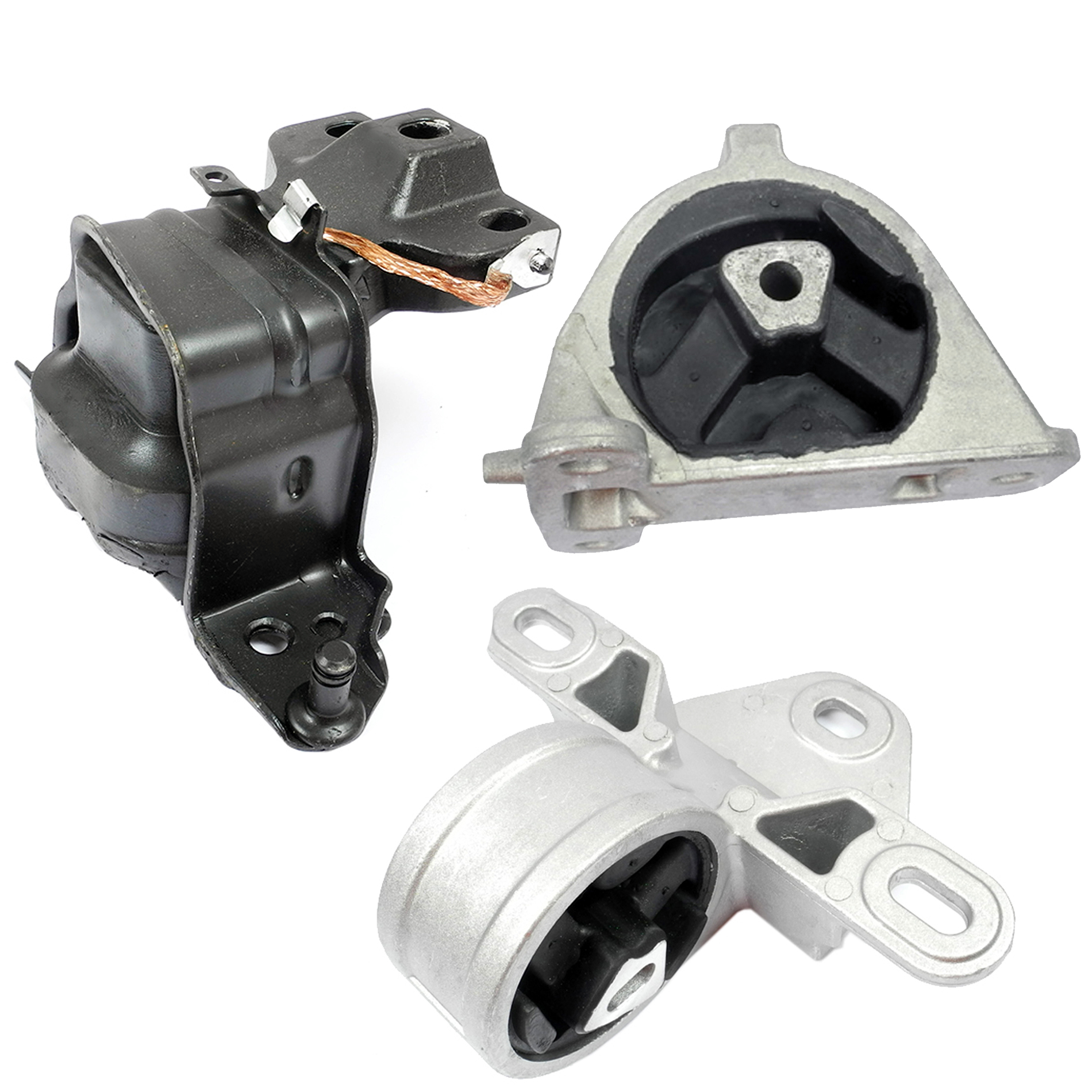 For 0107 Dodge Caravan Grand Caravan 3.3L 3.8L 3PCS Engine Motor