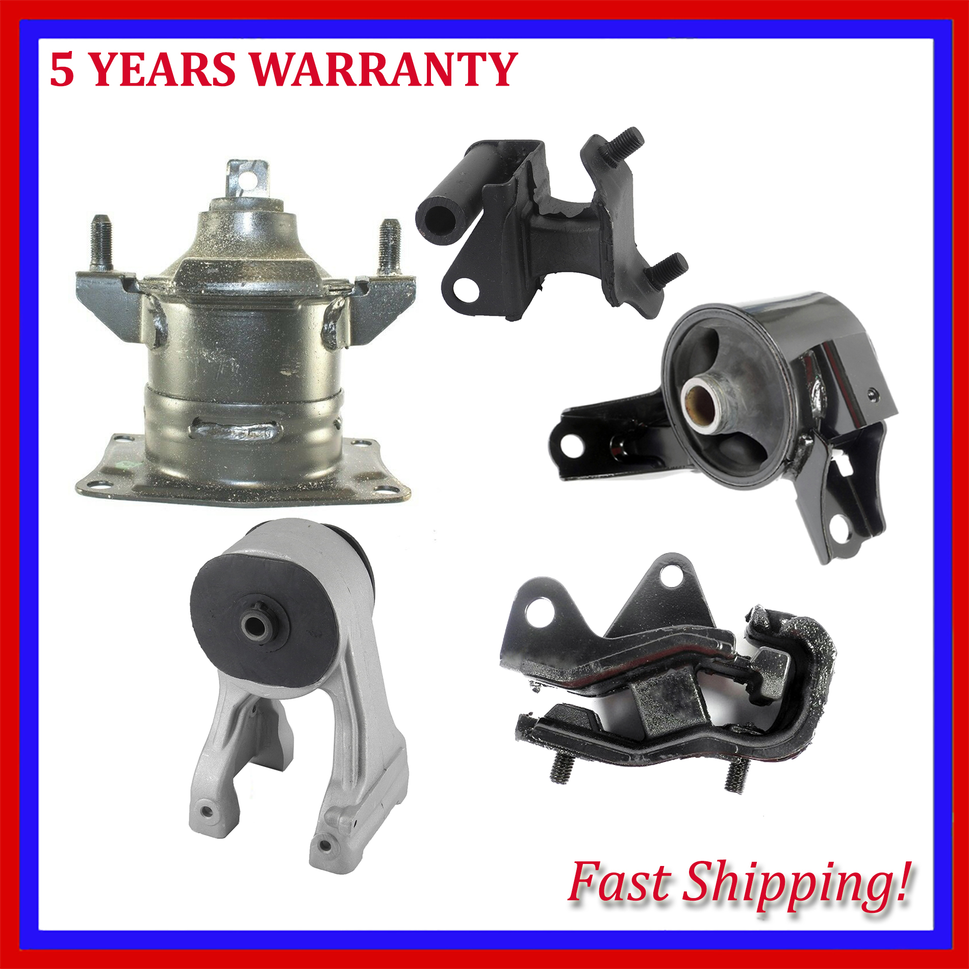 For Honda Odyssey 082010 3.5L VTEC Version Engine Motor & Trans Mount