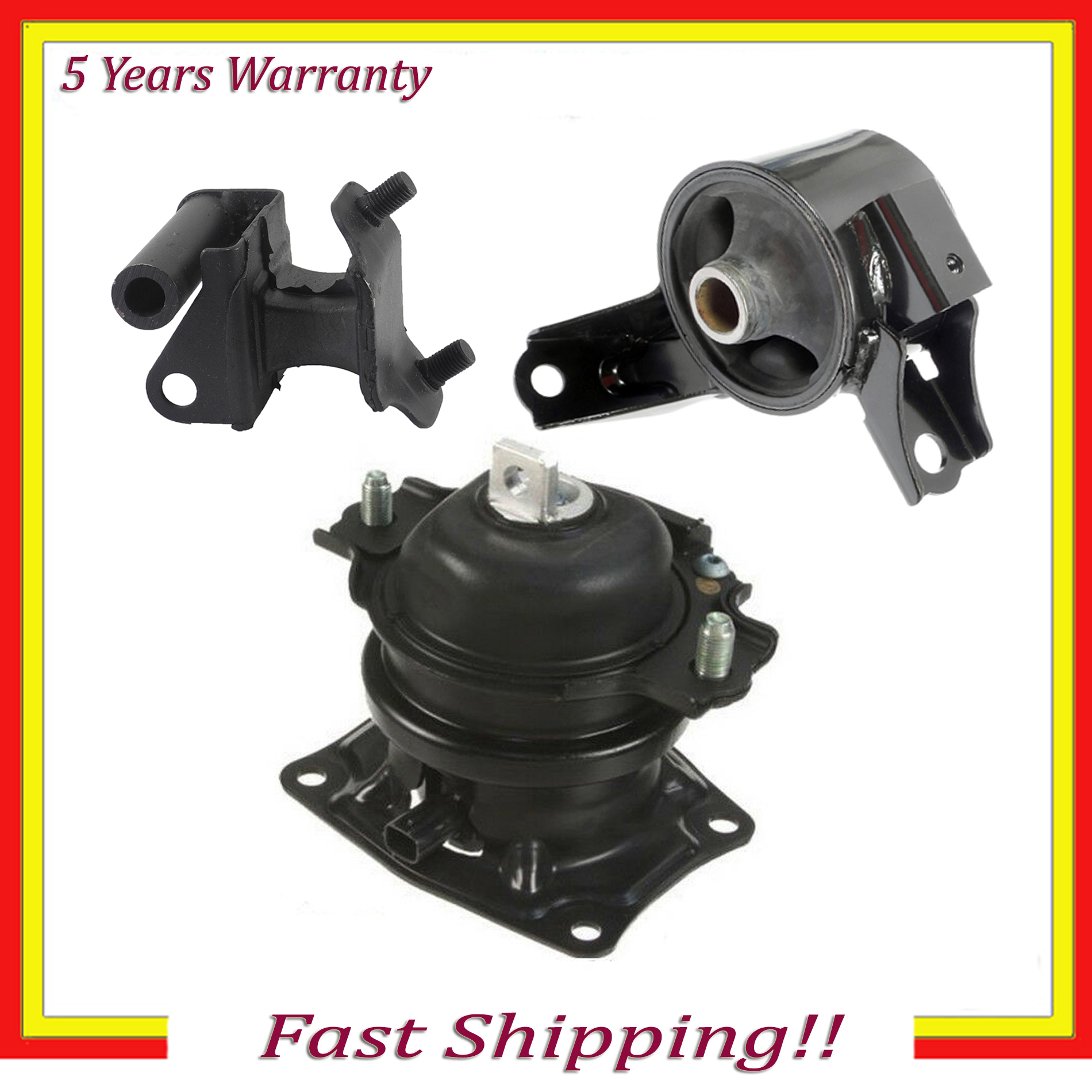 Engine Motor & Trans Mount For 2007 Honda Odyssey 3.5L 4587 4583EL 4557
