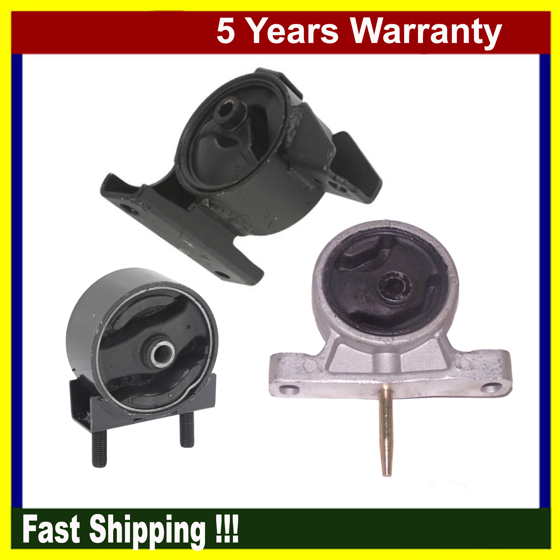 Engine Motor & Trans Mount For Suzuki 0203 Aerio 2.0L 2WD 0407 Aerio