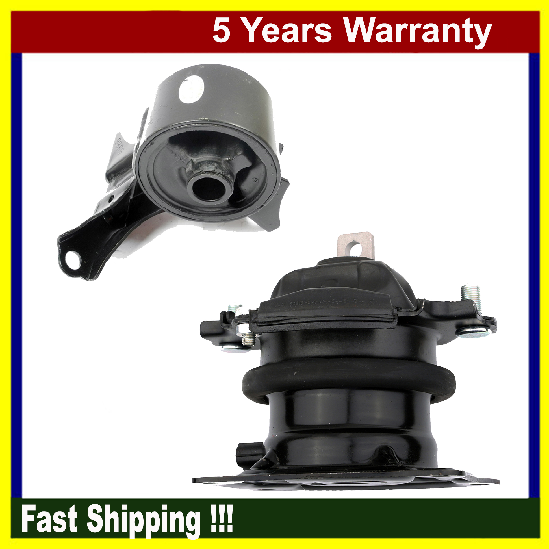 Engine Motor Mount Set 2PCS For Honda Pilot 0608 3.5L FWD Front