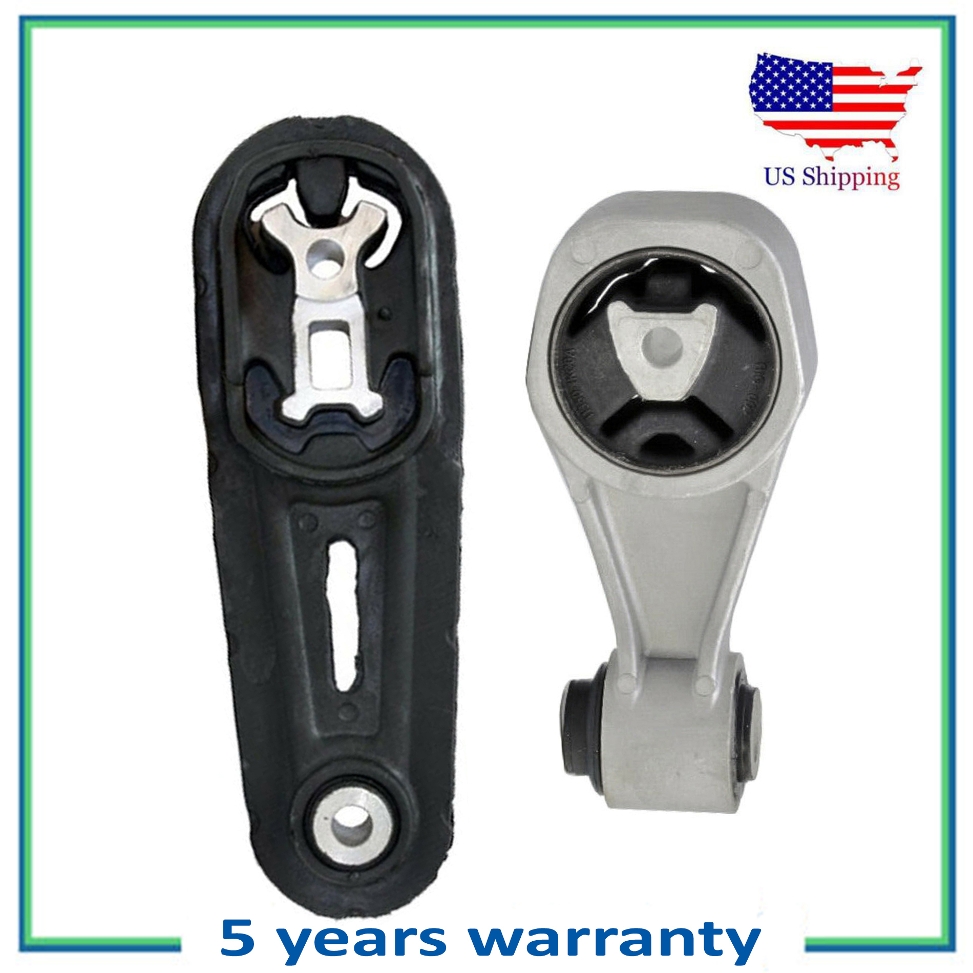 Front & Rear Torque Strut Motor Mount Set 2PCS For 20132015 Nissan