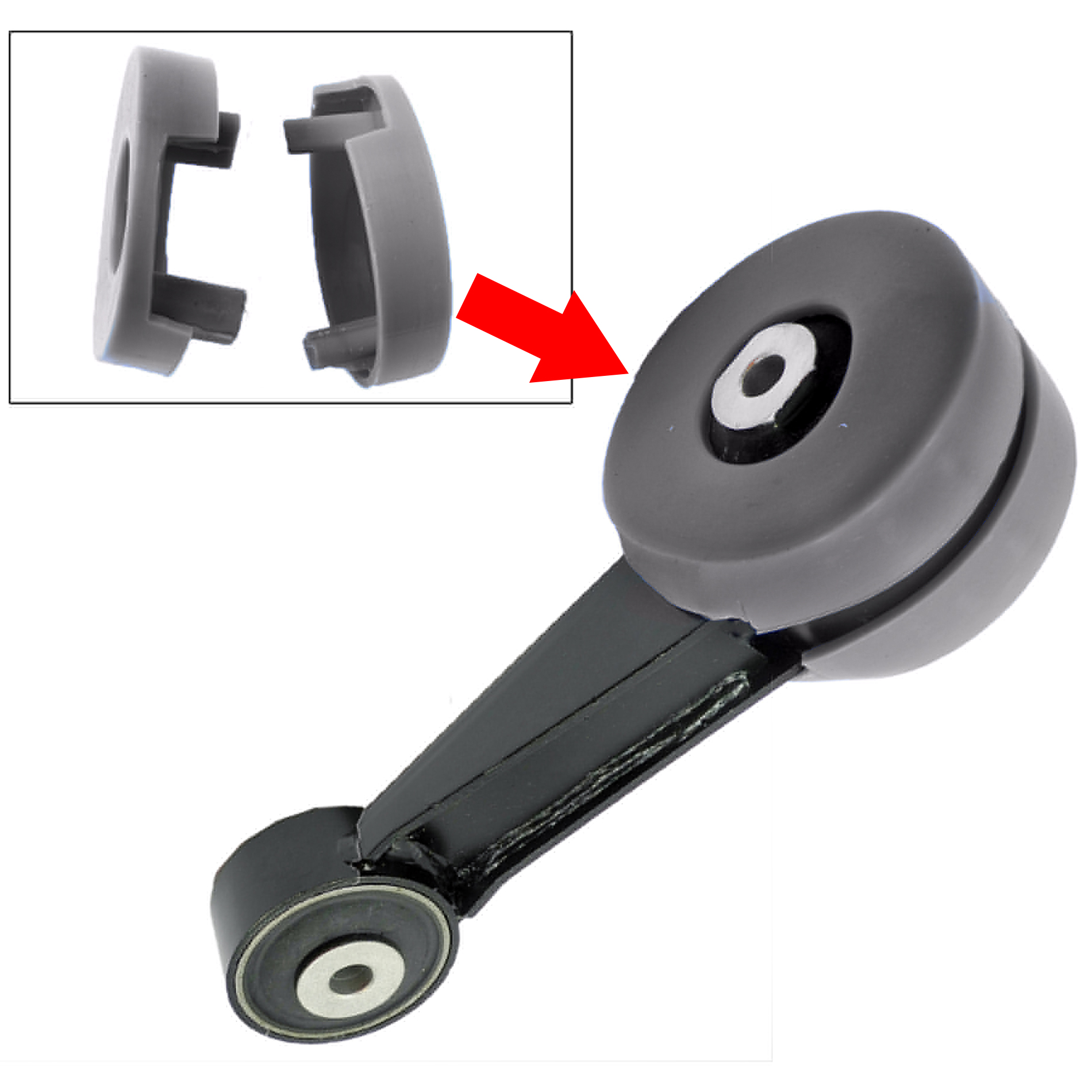 SET 2 ENGINE Motor & Transmission Mount Polyurethane For Lexus RX350 3