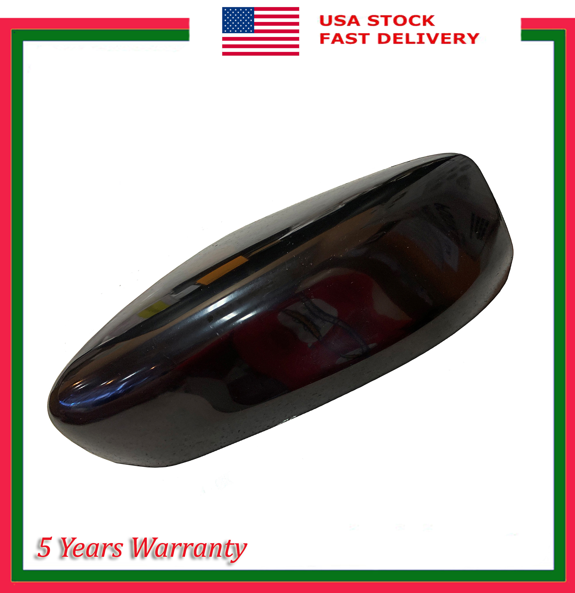 For 14-17 Toyota Corolla Smooth Black Left Driver Side Power Mirror Cap Cover
