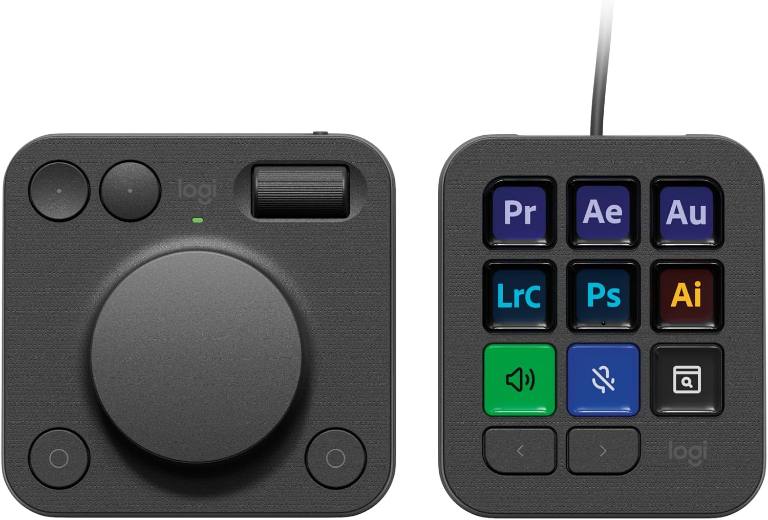 Logitech MX Creative Console Programmable Keypad w 9 Customizable