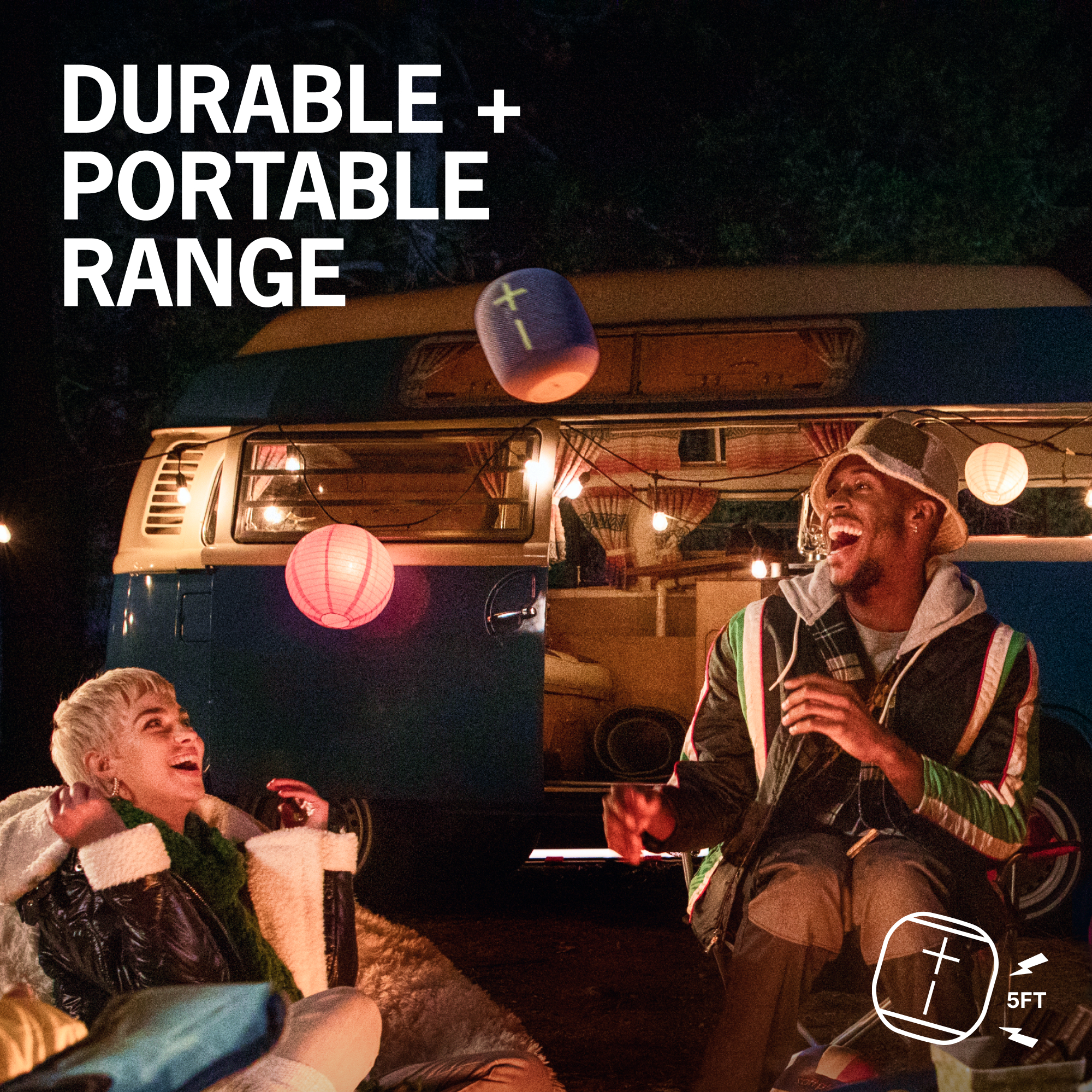Ultimate Ears WONDERBOOM 3, Small Portable Wireless Bluetooth Speaker