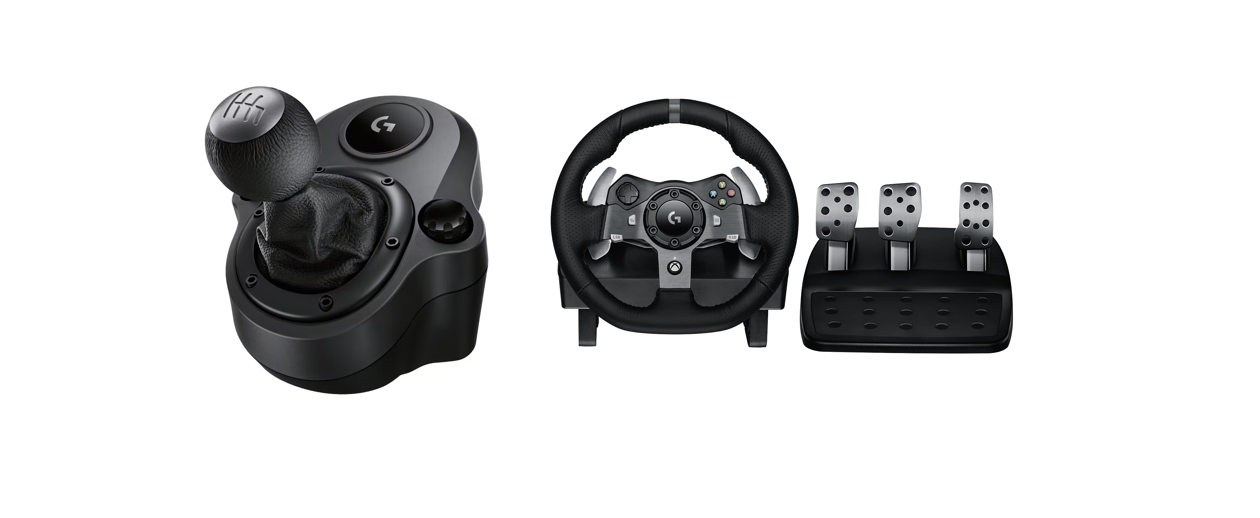 Logitech G920 Racing Wheel + Driving Force Shifter Bundle