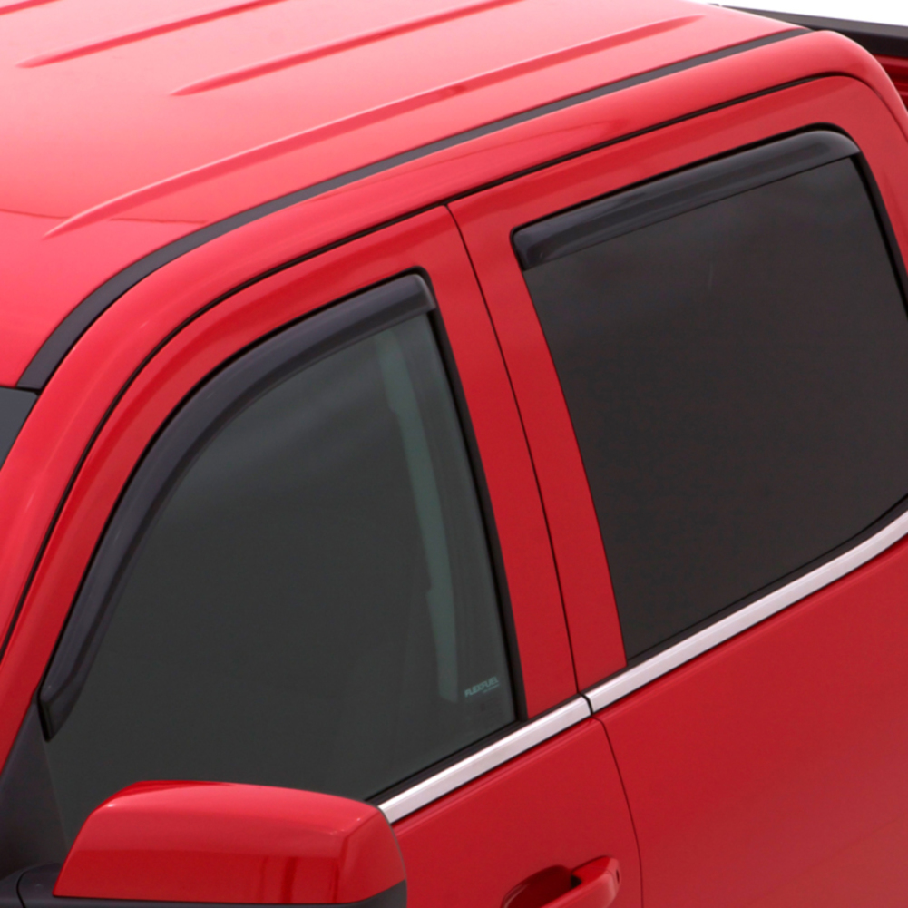 AVS Vent Visors Window Deflectors Rain Guards for 16-18 Nissan Titan XD Crew Cab