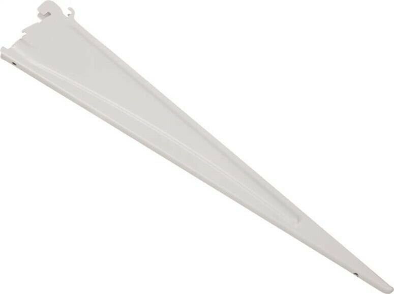 Box Of 12 ClosetMaid 2854 ShelfTrack 16" White Locking Shelf Bracket