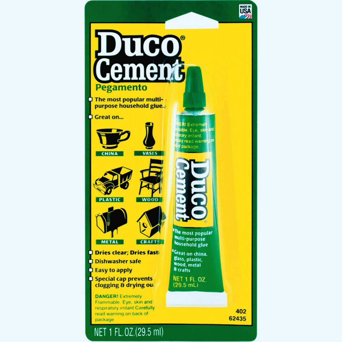 Devcon Duco 62435 Household Cement Glue 1oz. Tube 78143624353 | eBay