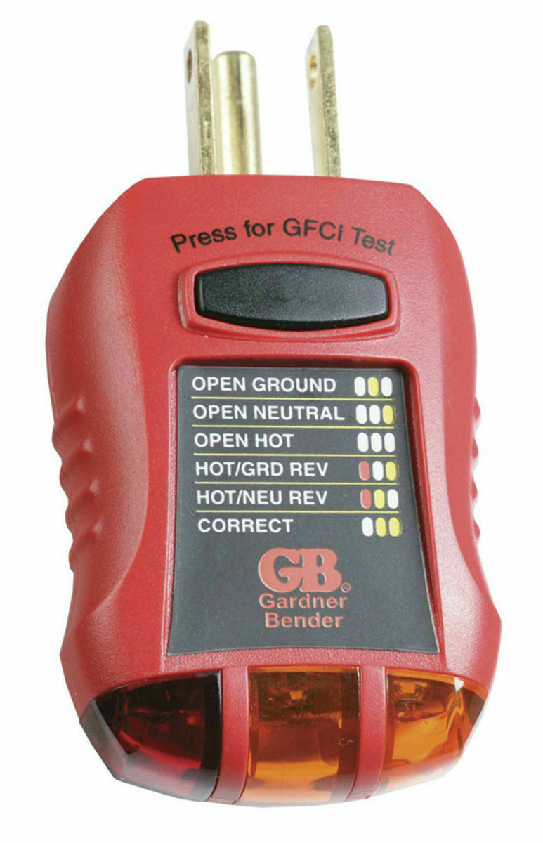 Gardner Bender GFI3501 Ground Fault outlet Receptacle Tester & Circuit