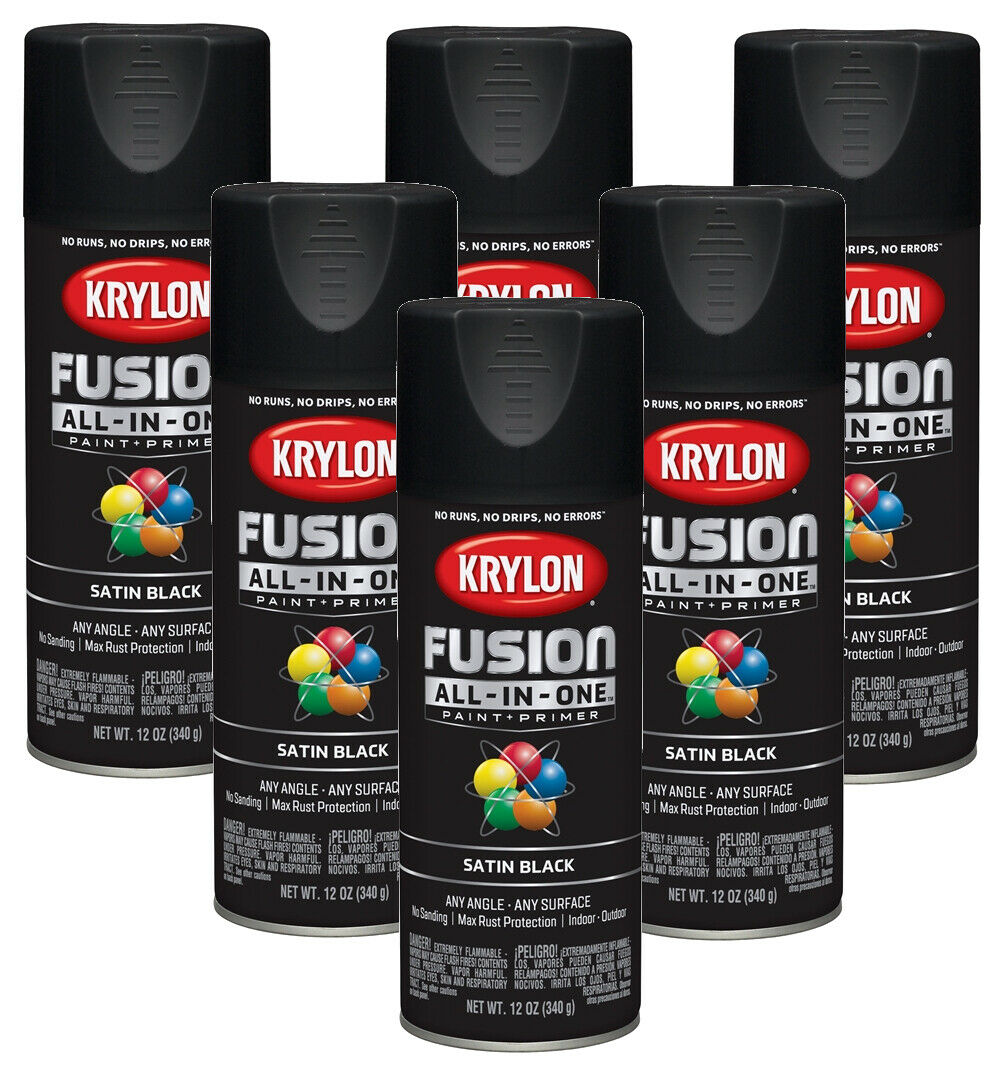 krylon satin black